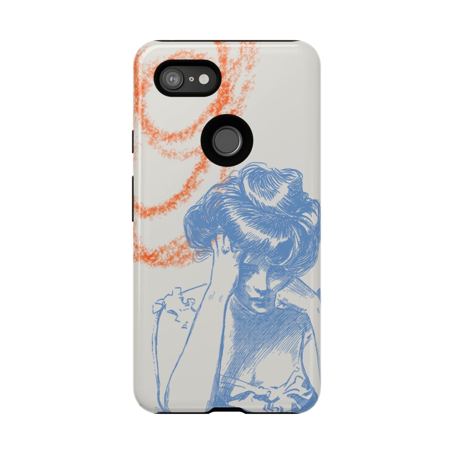 Artistic Phone Case with Stress Relief Design