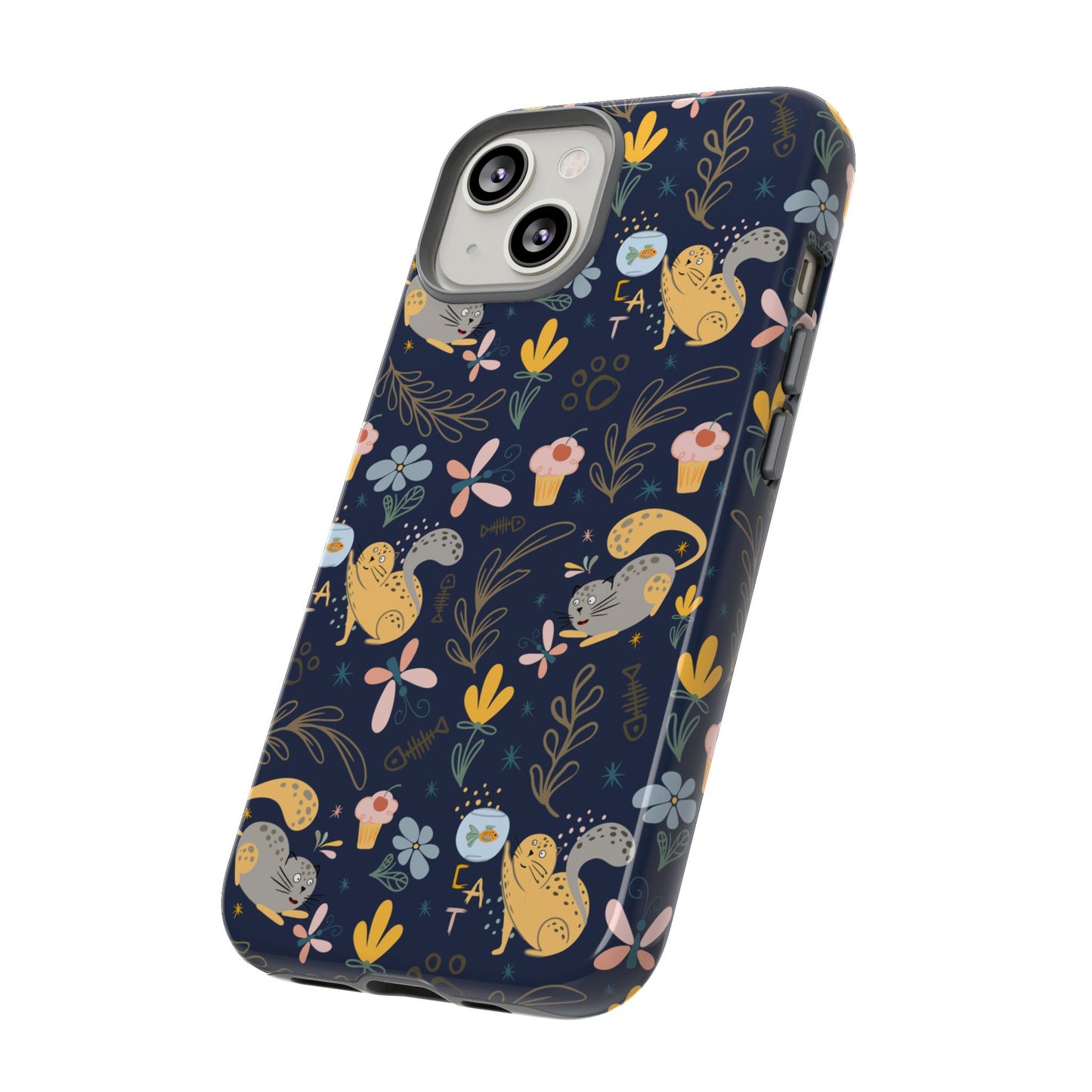 Cat-Themed Tough Phone Case - Tough Case For Stylish Protection