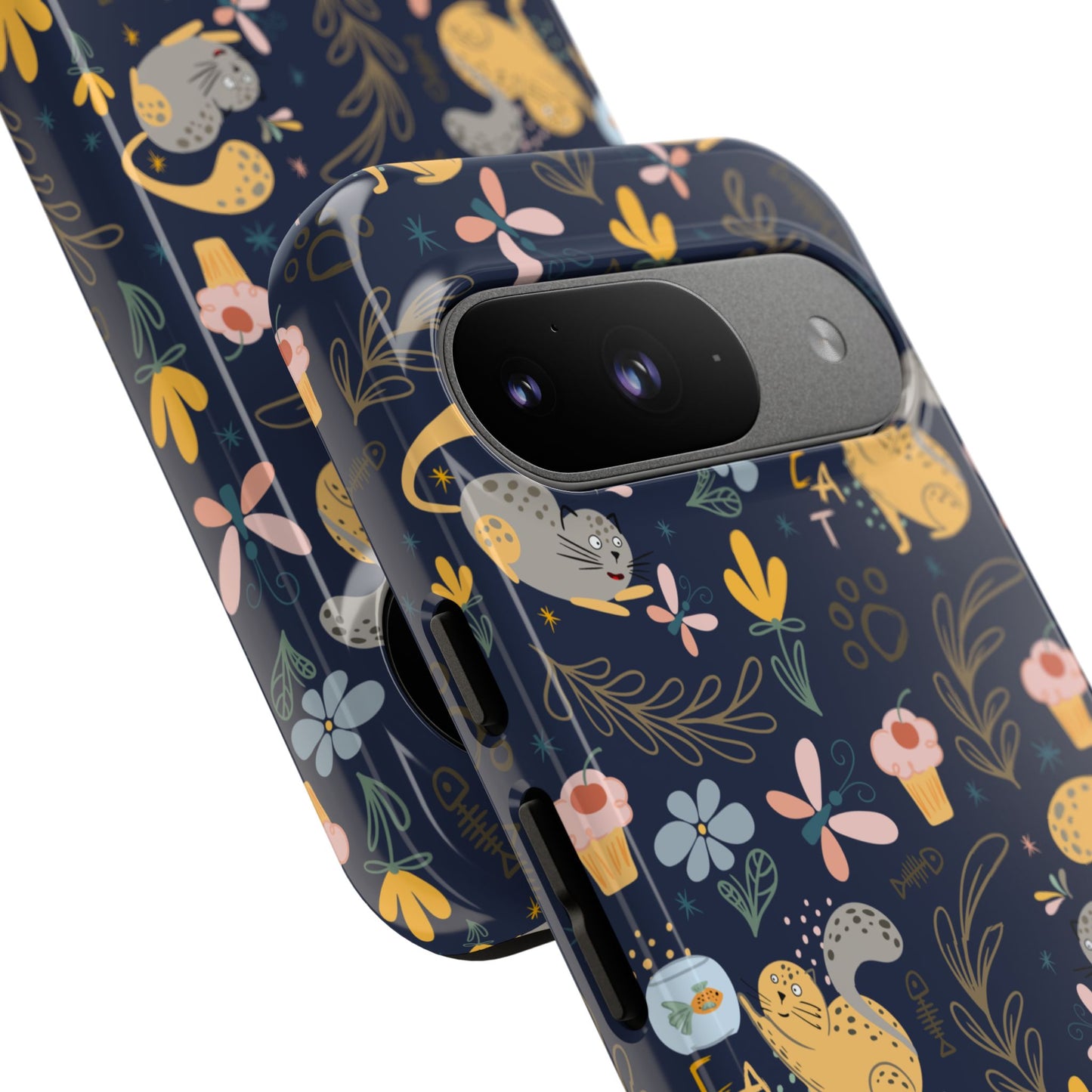 Cat-Themed Tough Phone Case - Tough Case For Stylish Protection