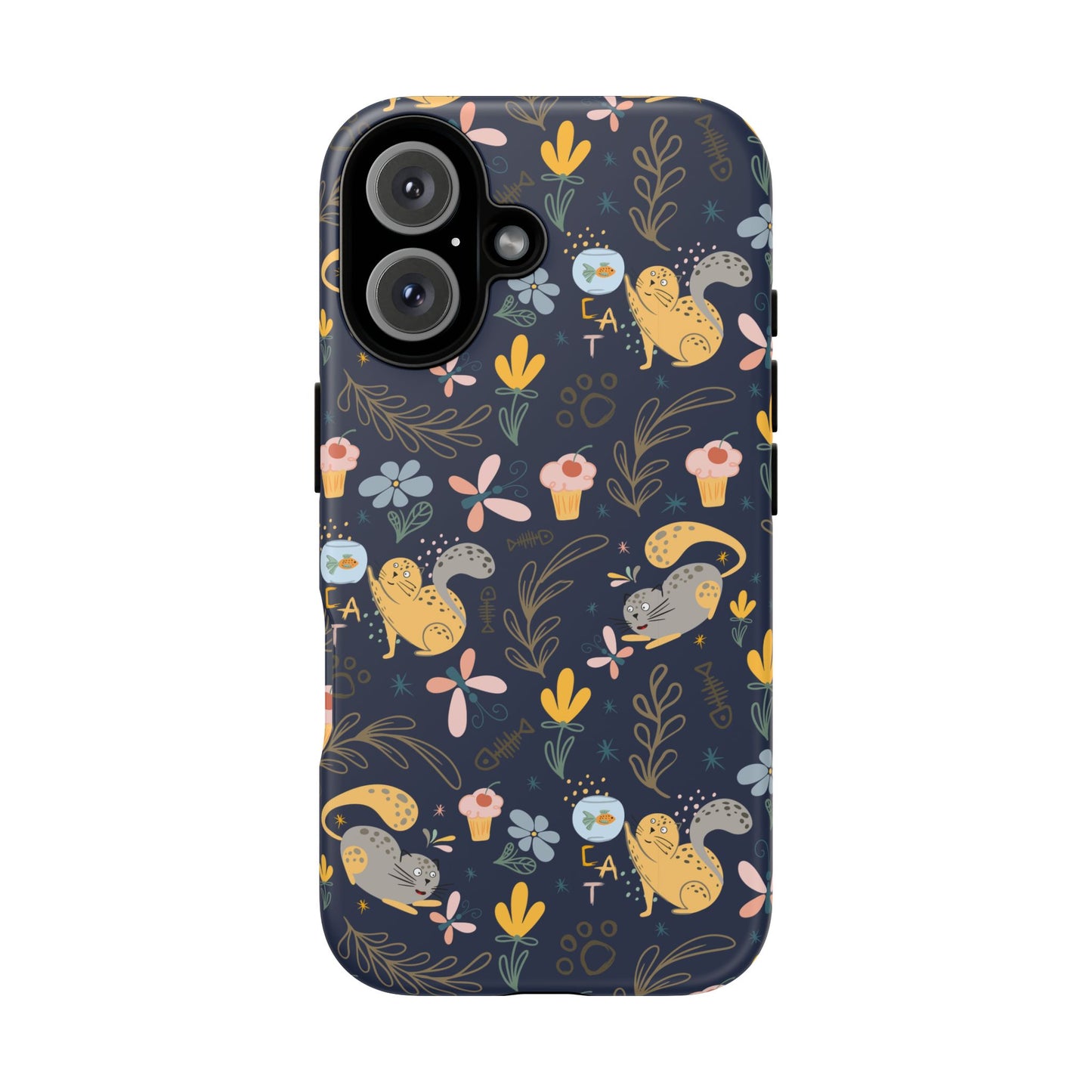 Cat-Themed Tough Phone Case - Tough Case For Stylish Protection