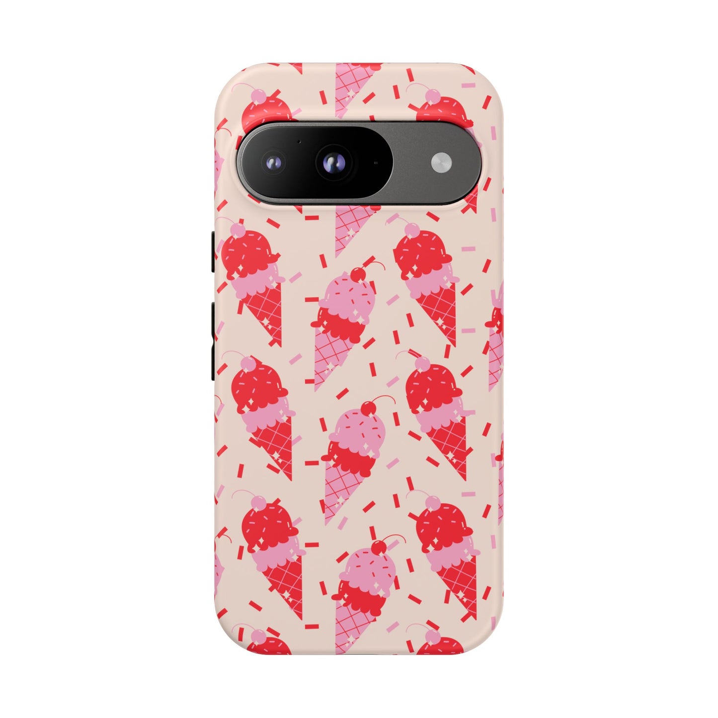 Ice Cream Phone Case - Cute Tough Cases for Ice Cream Lovers, Fun Summer Accessory, Birthday Gift, Colorful iPhone Cover