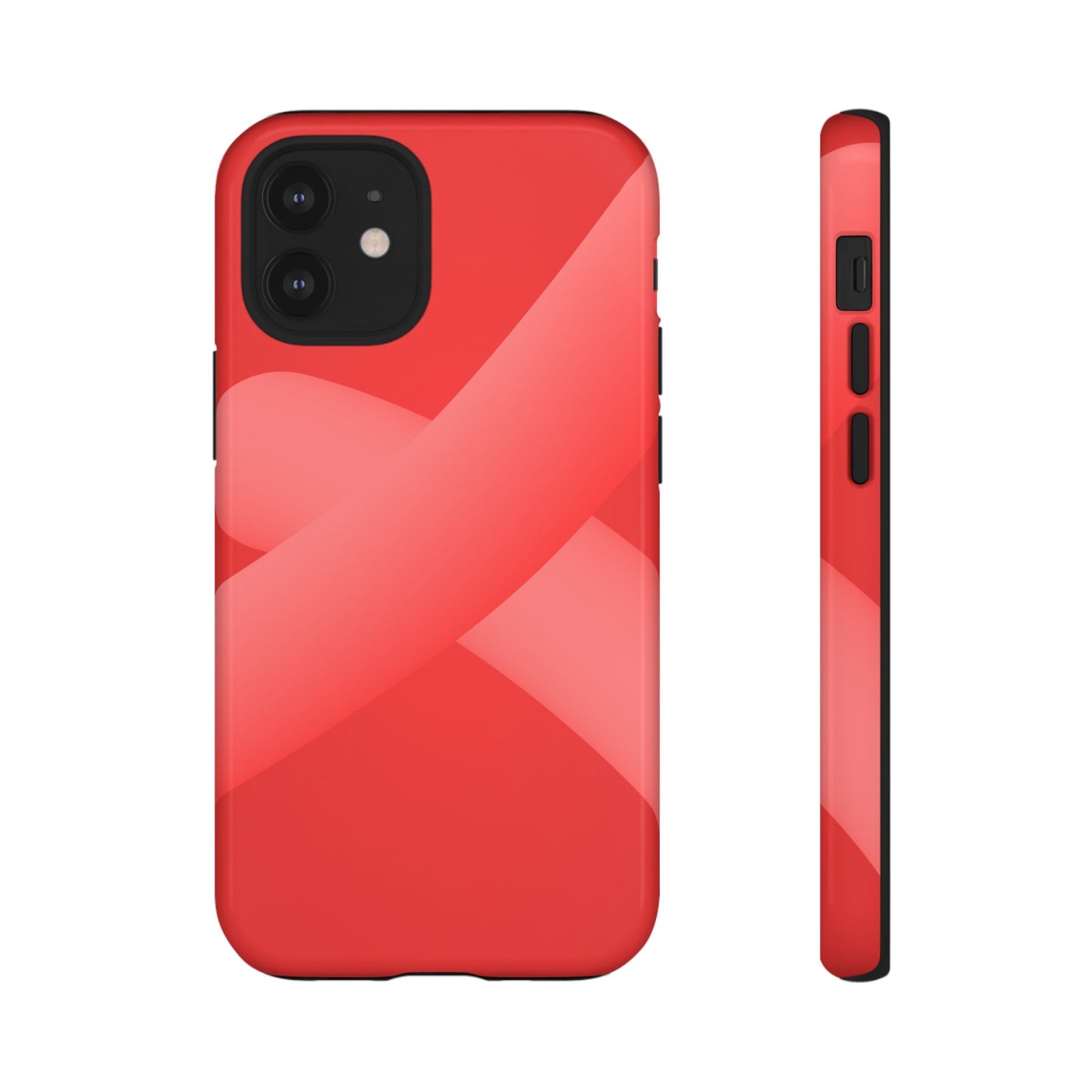 Stylish Tough Phone Case - Modern Red Design for Ultimate Protection