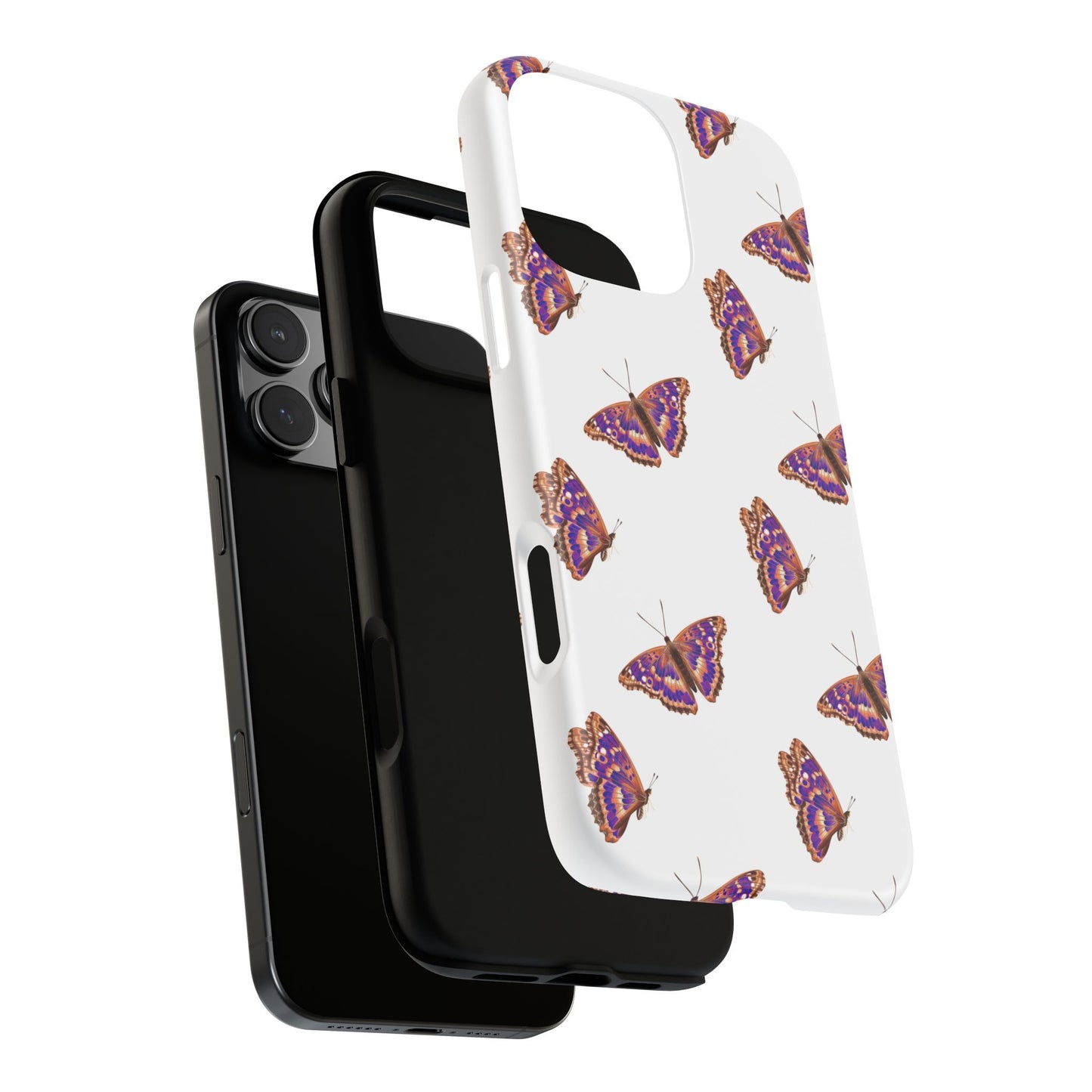 Butterfly Print Phone Case - Tough Case For Stylish Protection