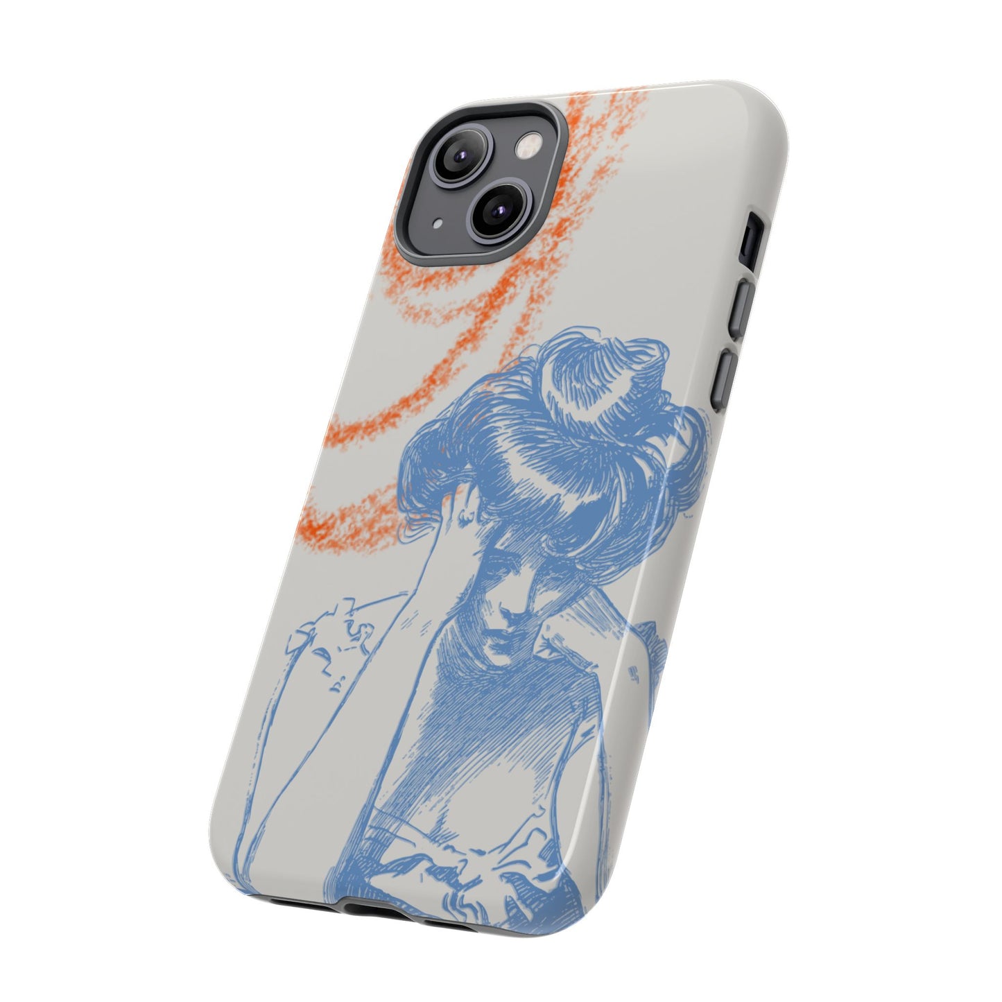 Artistic Phone Case with Stress Relief Design