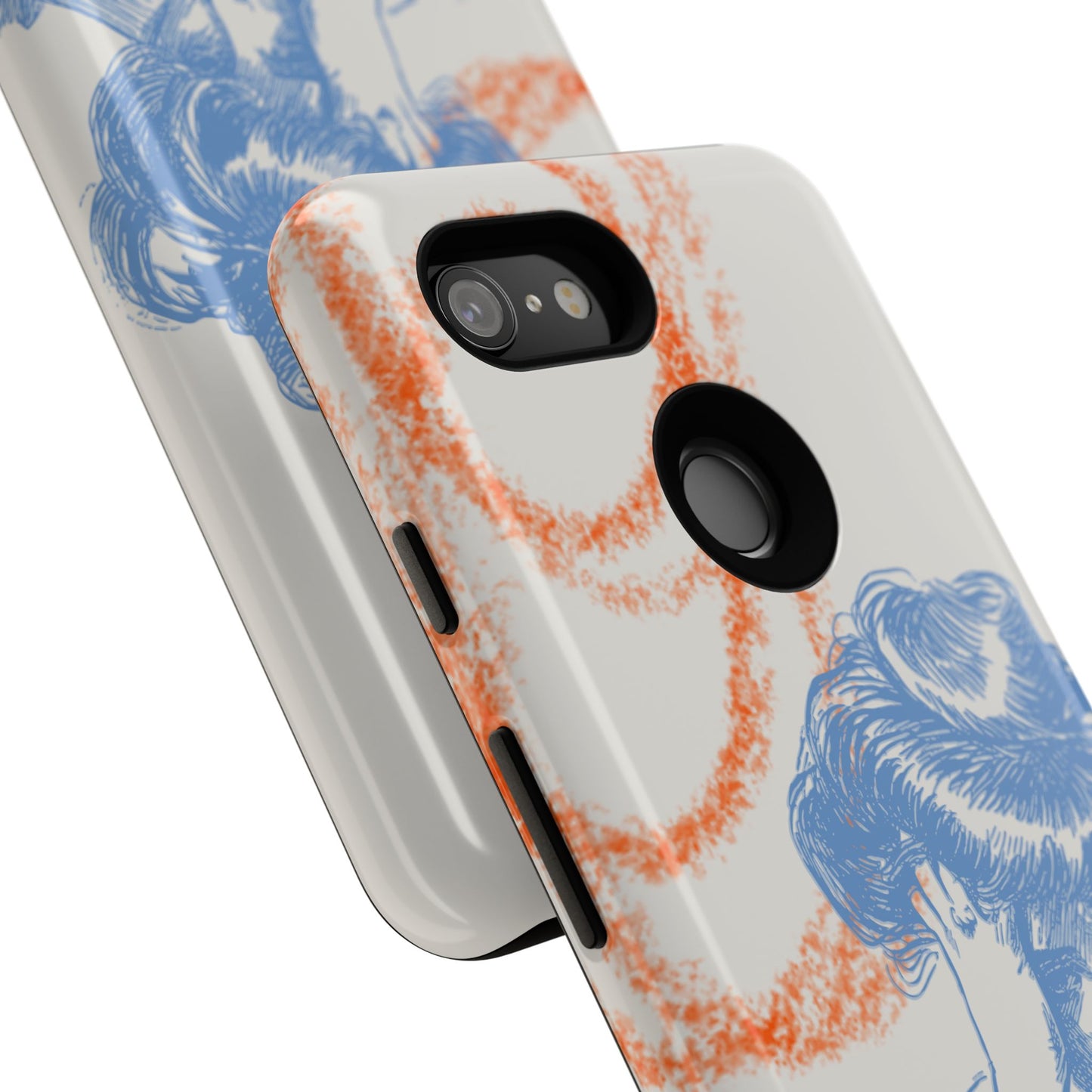 Artistic Phone Case with Stress Relief Design