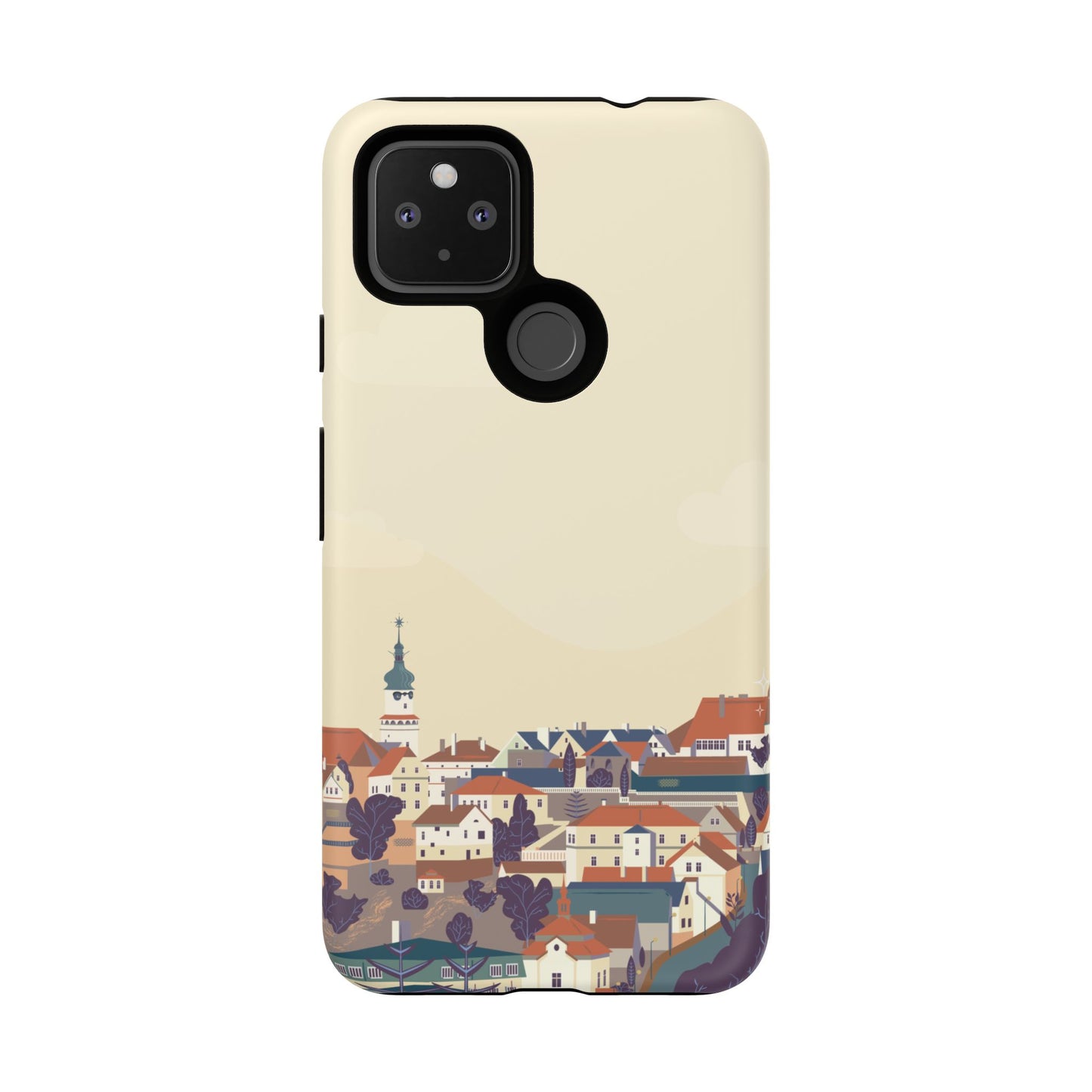 Artistic Phone Case - Charming Village Design