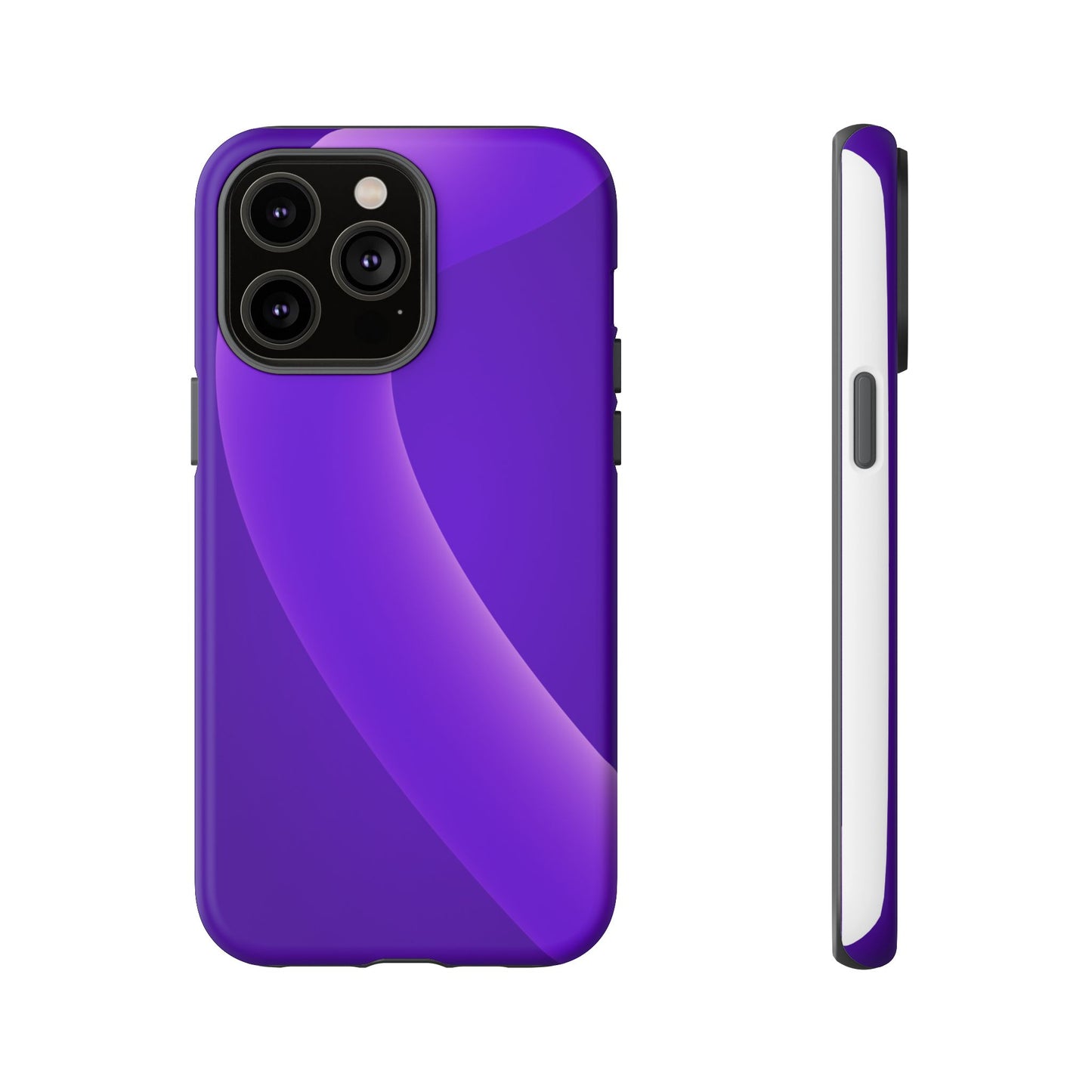Stylish Tough Phone Case - Modern Purple Design for Ultimate Protection