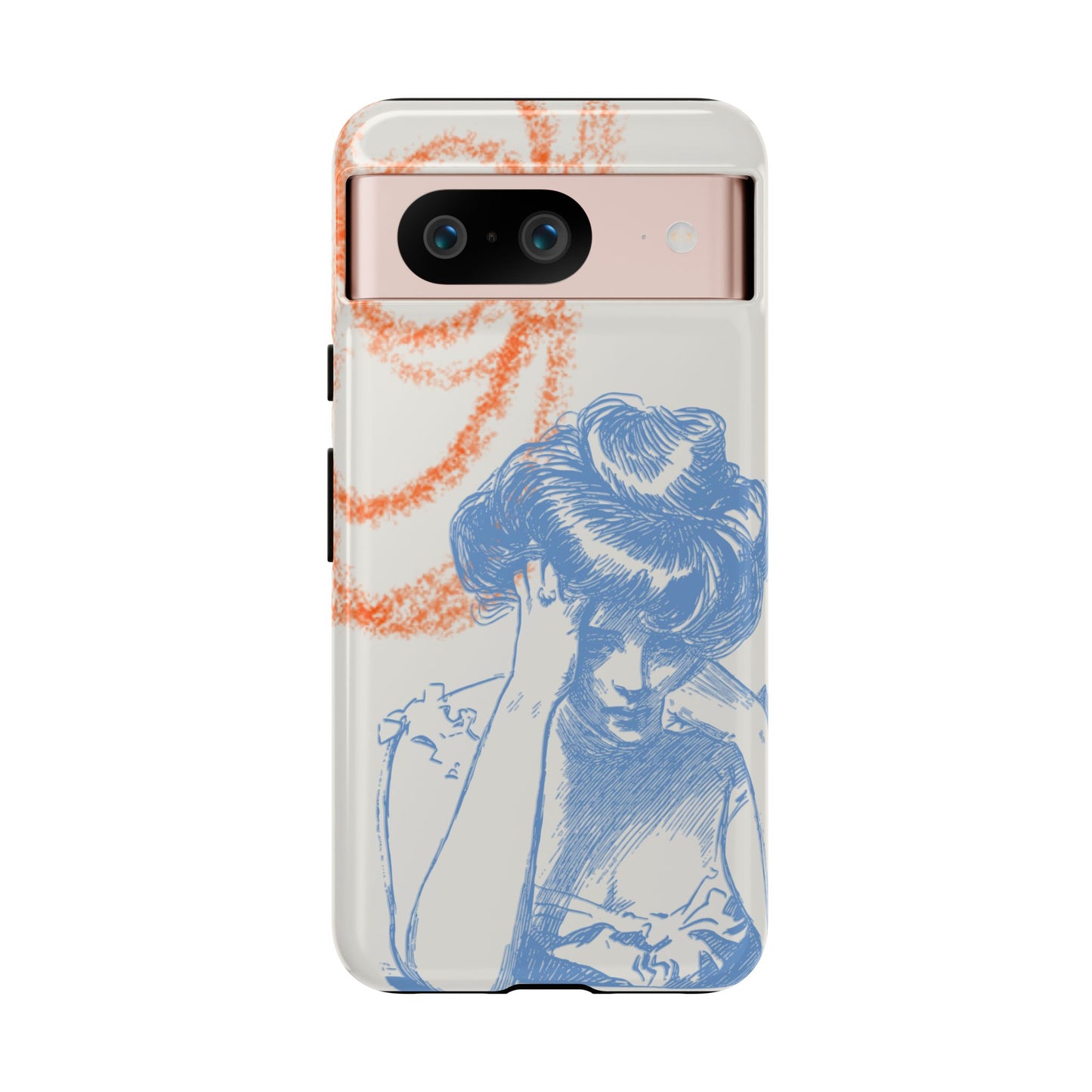 Artistic Phone Case with Stress Relief Design