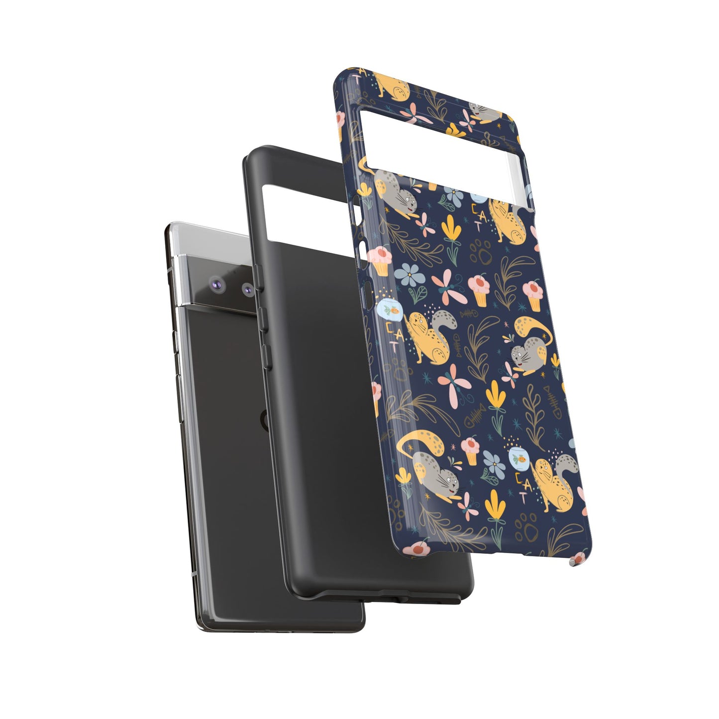 Cat-Themed Tough Phone Case - Tough Case For Stylish Protection