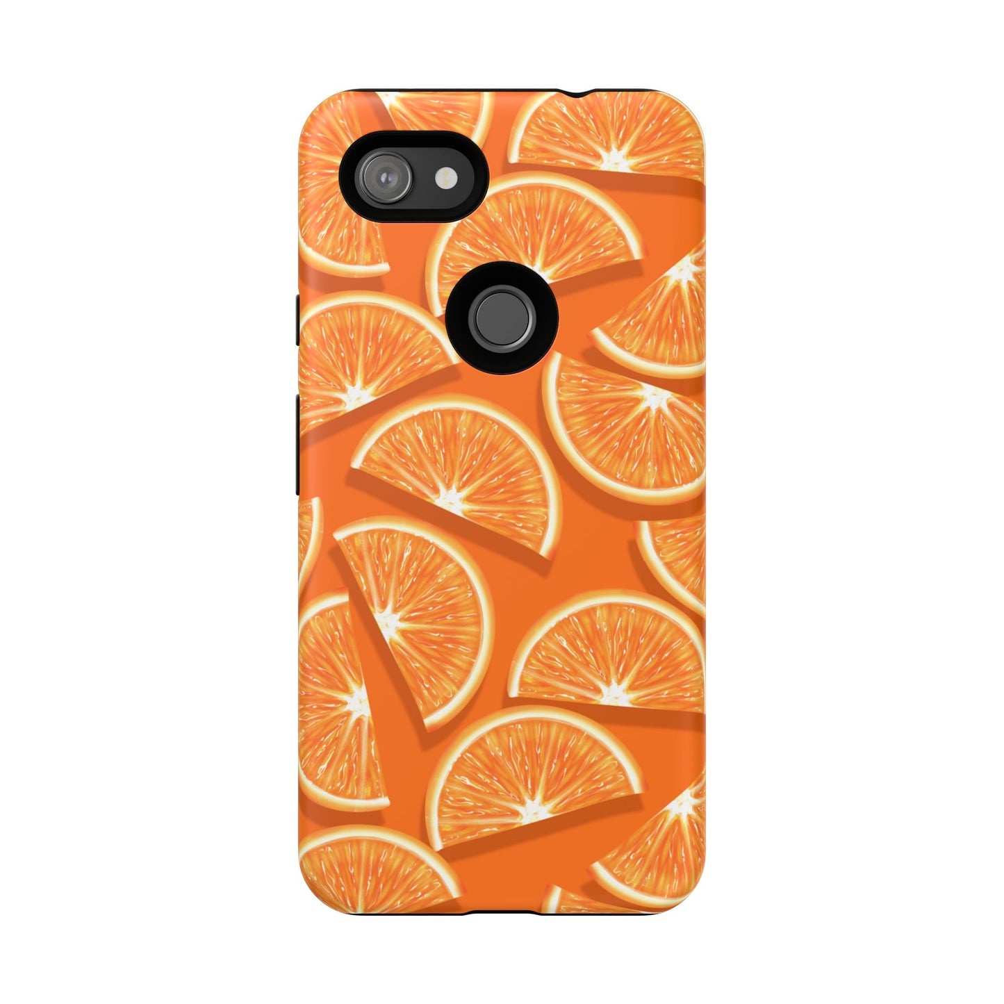Vibrant Orange Slice Phone Case - Tough Cases for Phone Protection