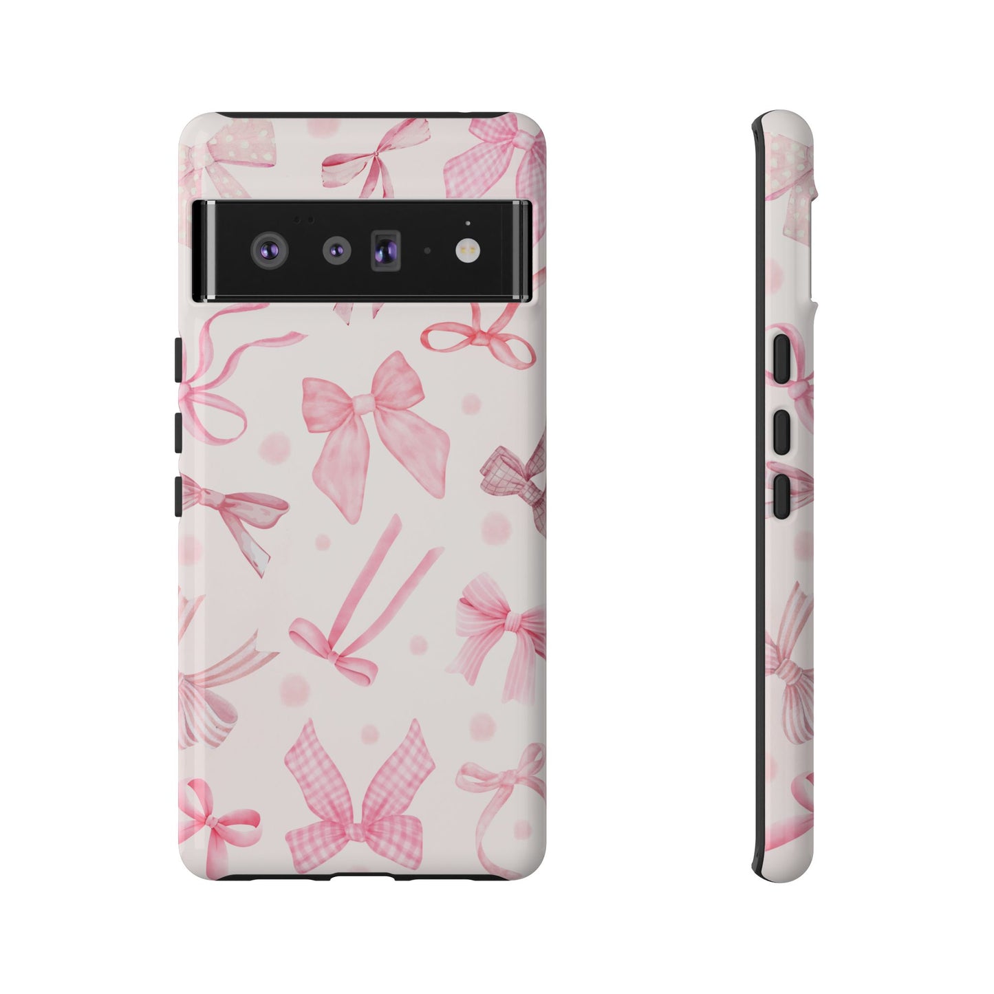 Beautiful Pink Bow Phone Case - Tough Case for Stylish Protection