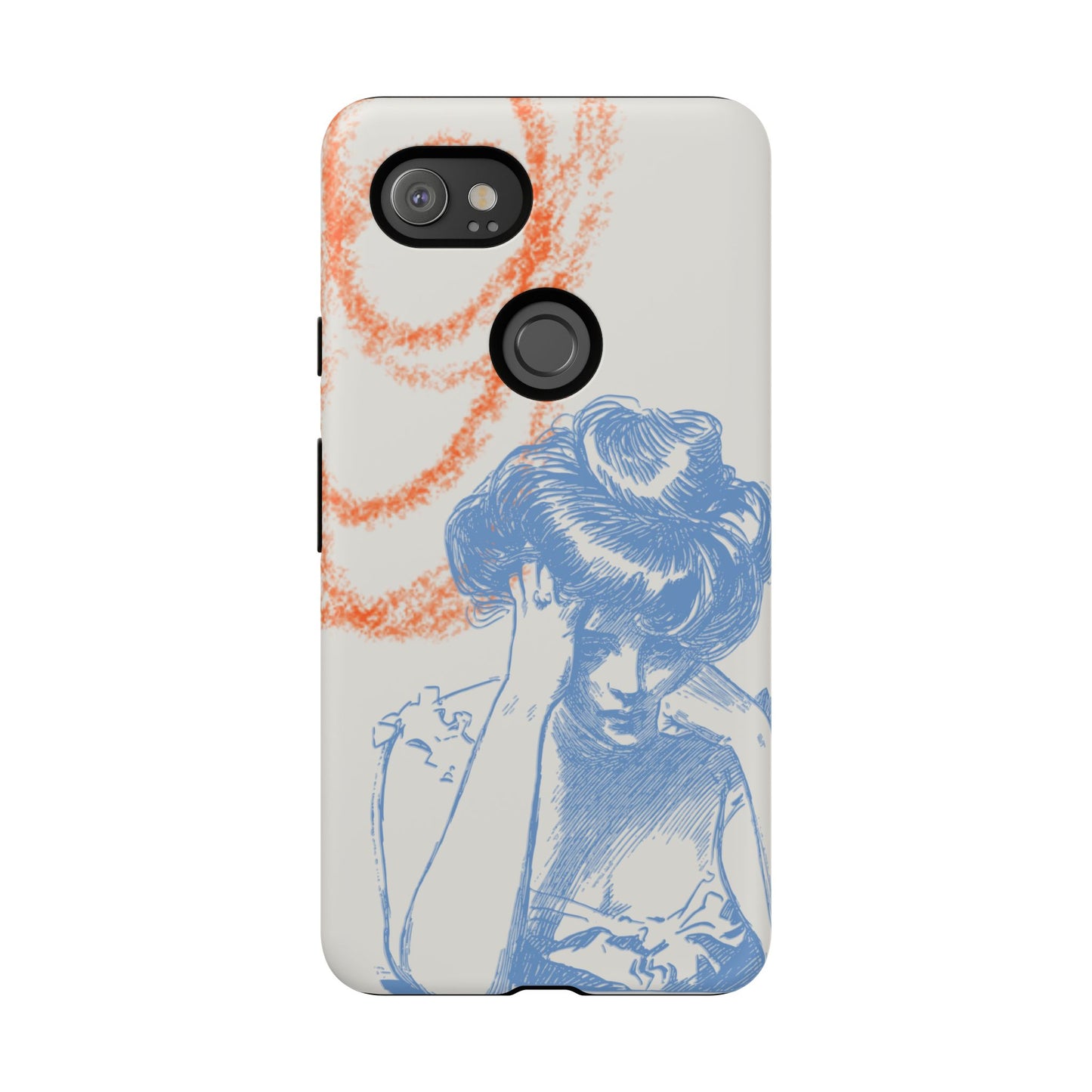 Artistic Phone Case with Stress Relief Design