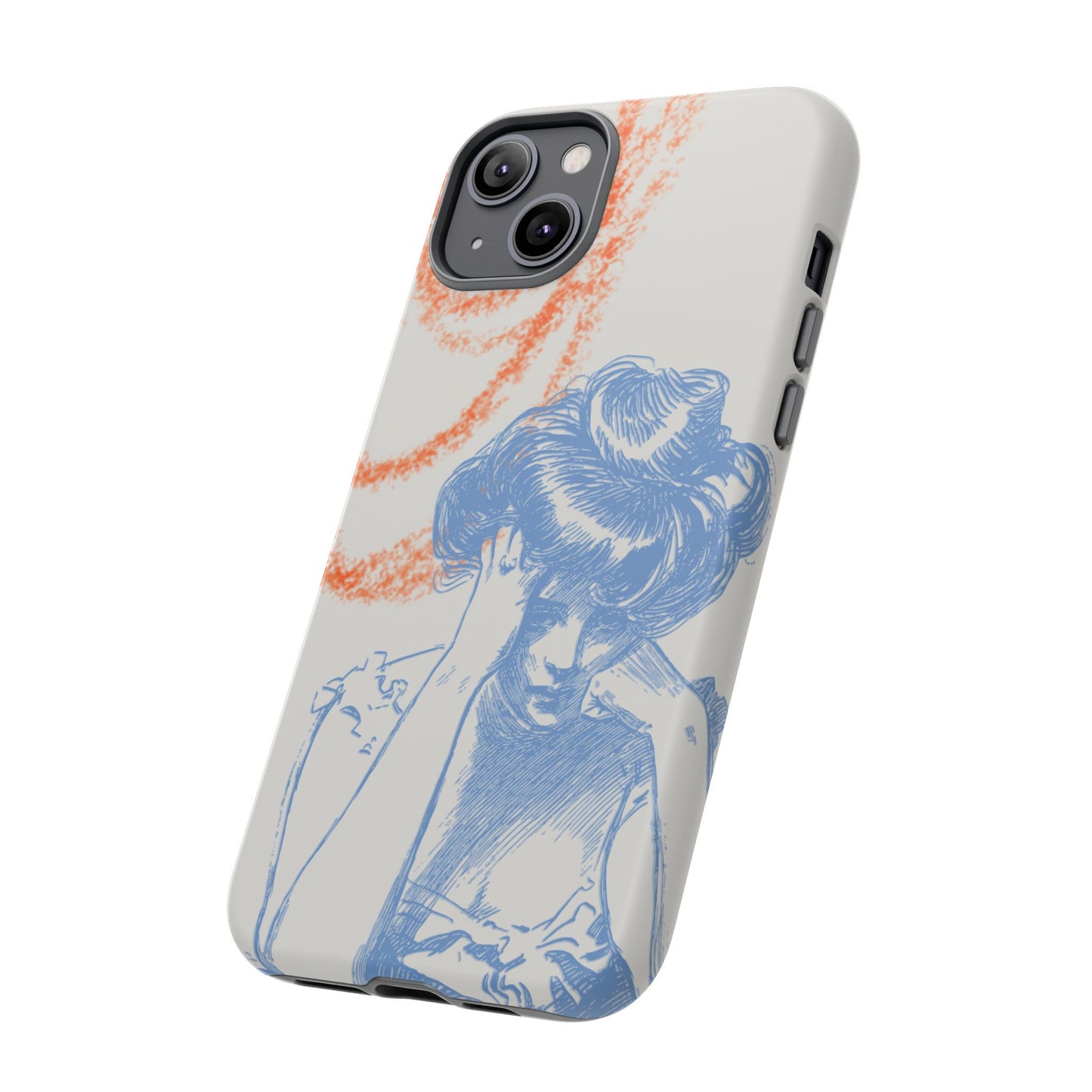 Artistic Phone Case with Stress Relief Design