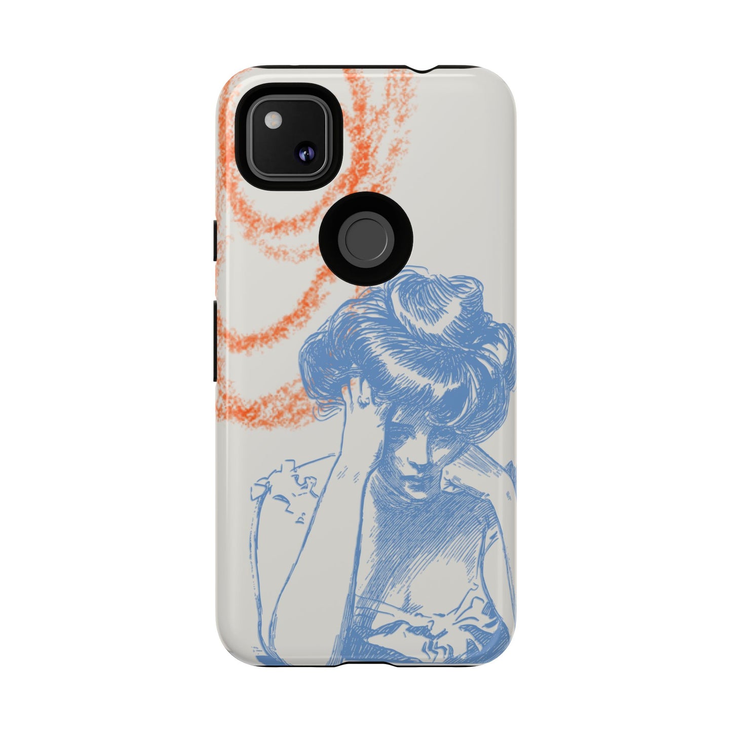 Artistic Phone Case with Stress Relief Design
