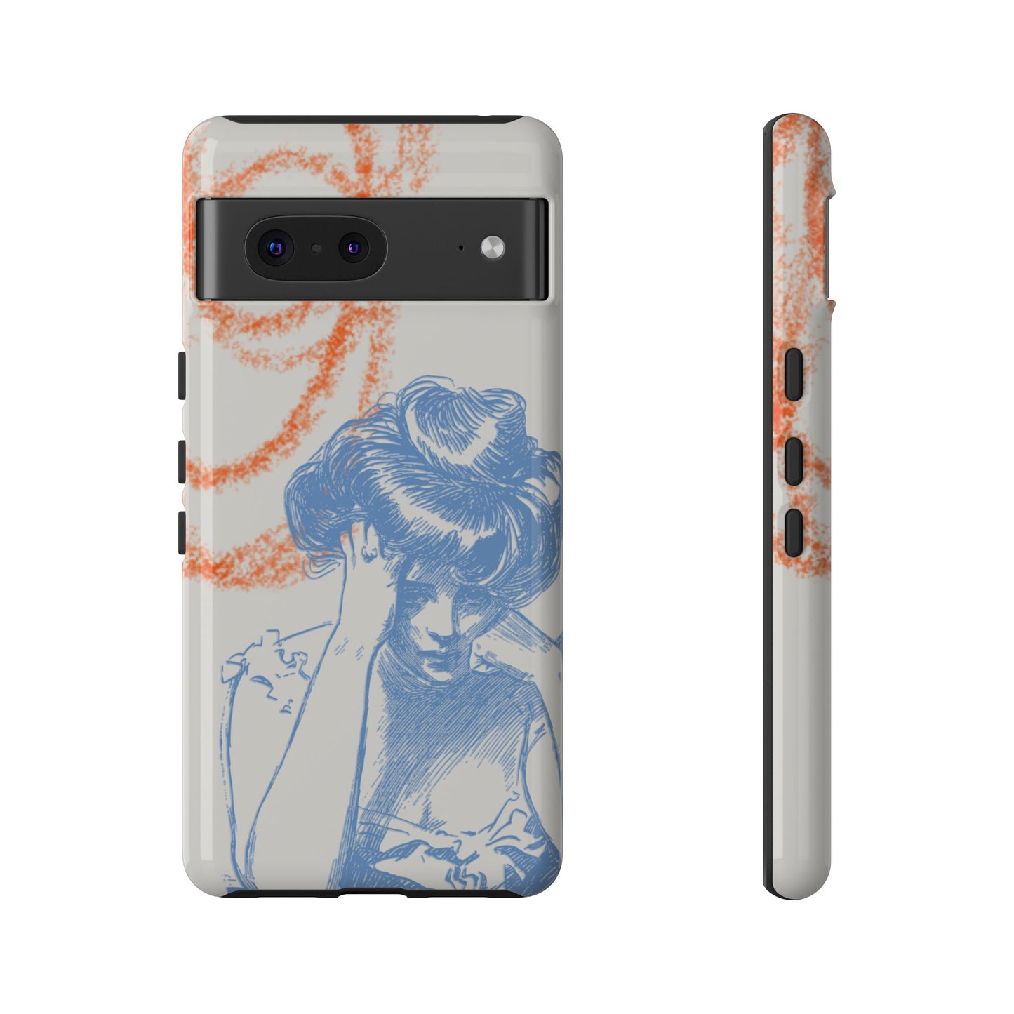 Artistic Phone Case with Stress Relief Design