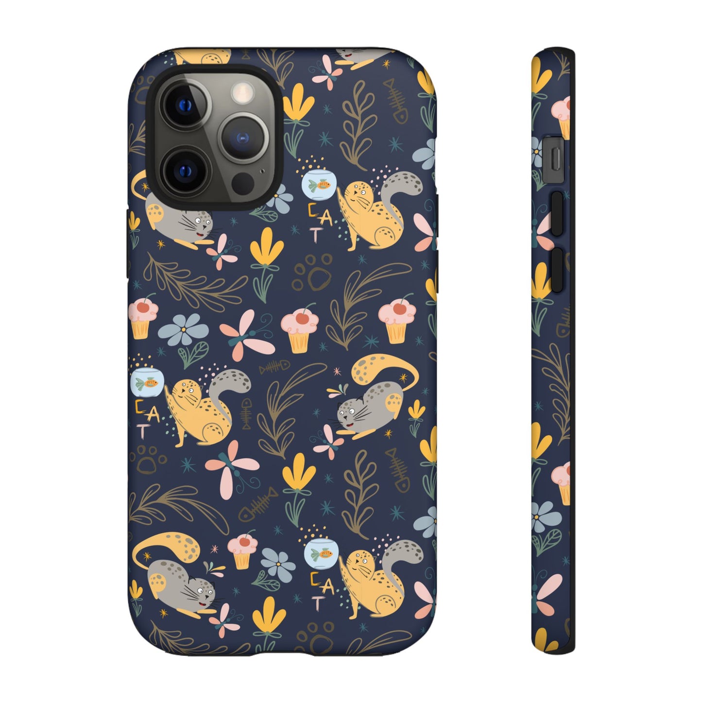 Cat-Themed Tough Phone Case - Tough Case For Stylish Protection