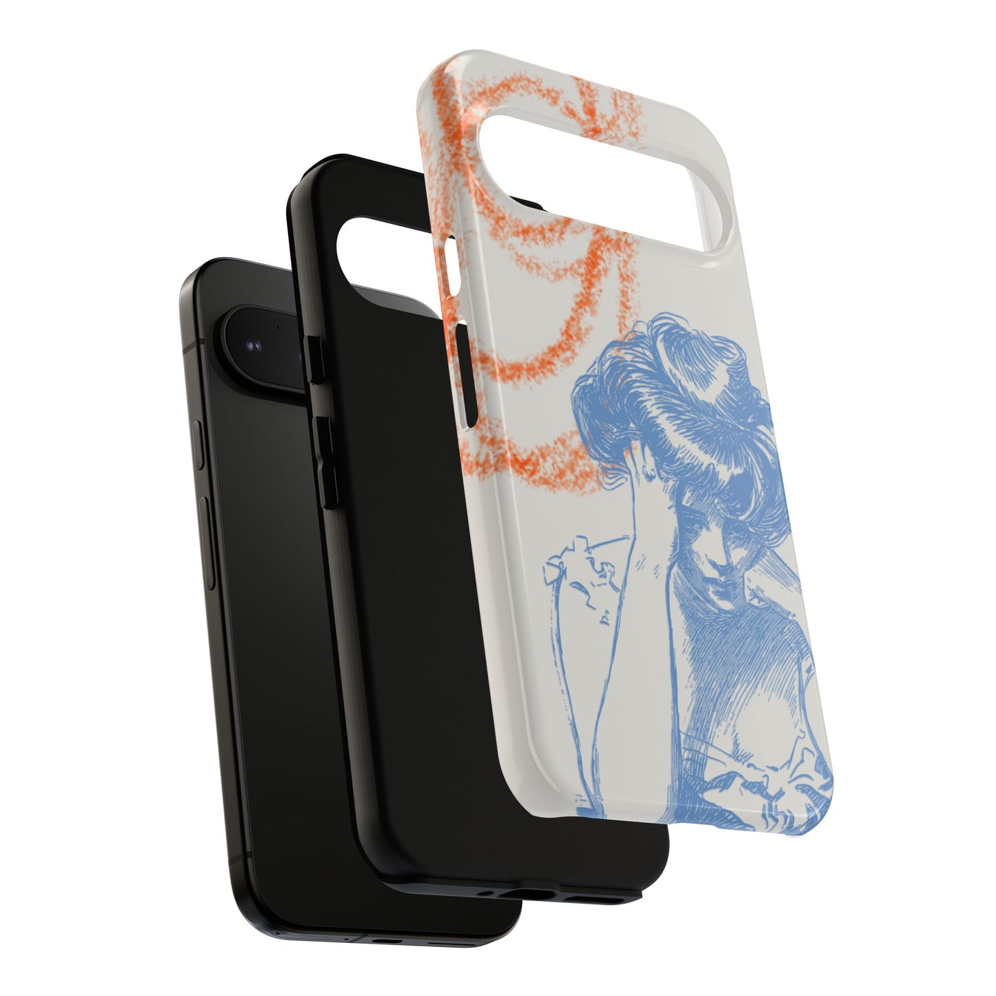 Artistic Phone Case with Stress Relief Design