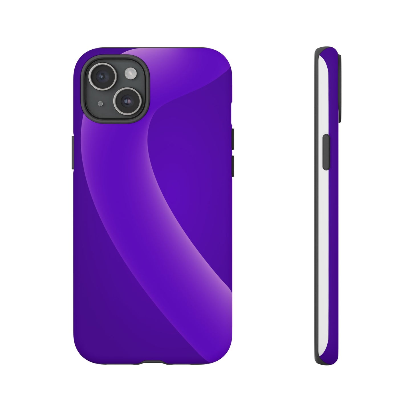 Stylish Tough Phone Case - Modern Purple Design for Ultimate Protection