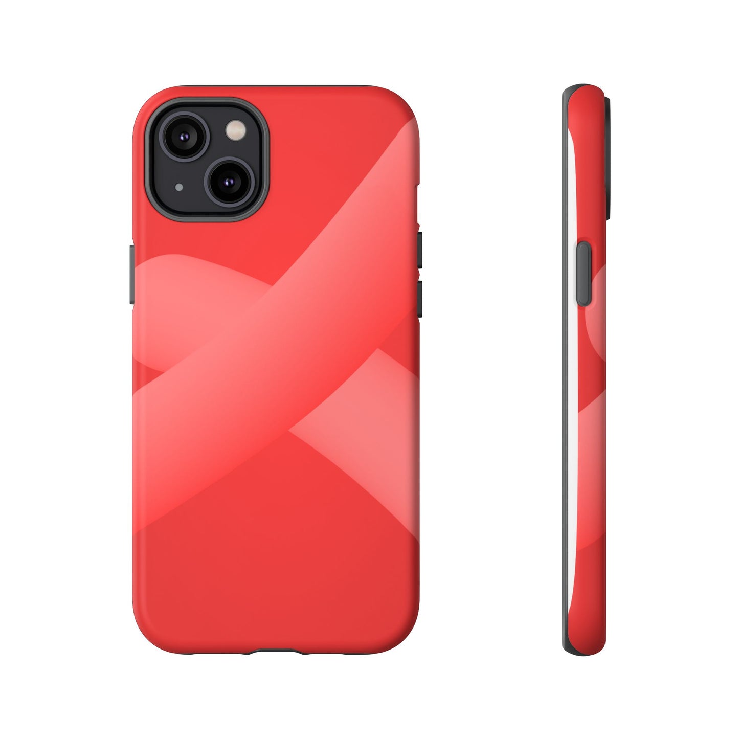 Stylish Tough Phone Case - Modern Red Design for Ultimate Protection