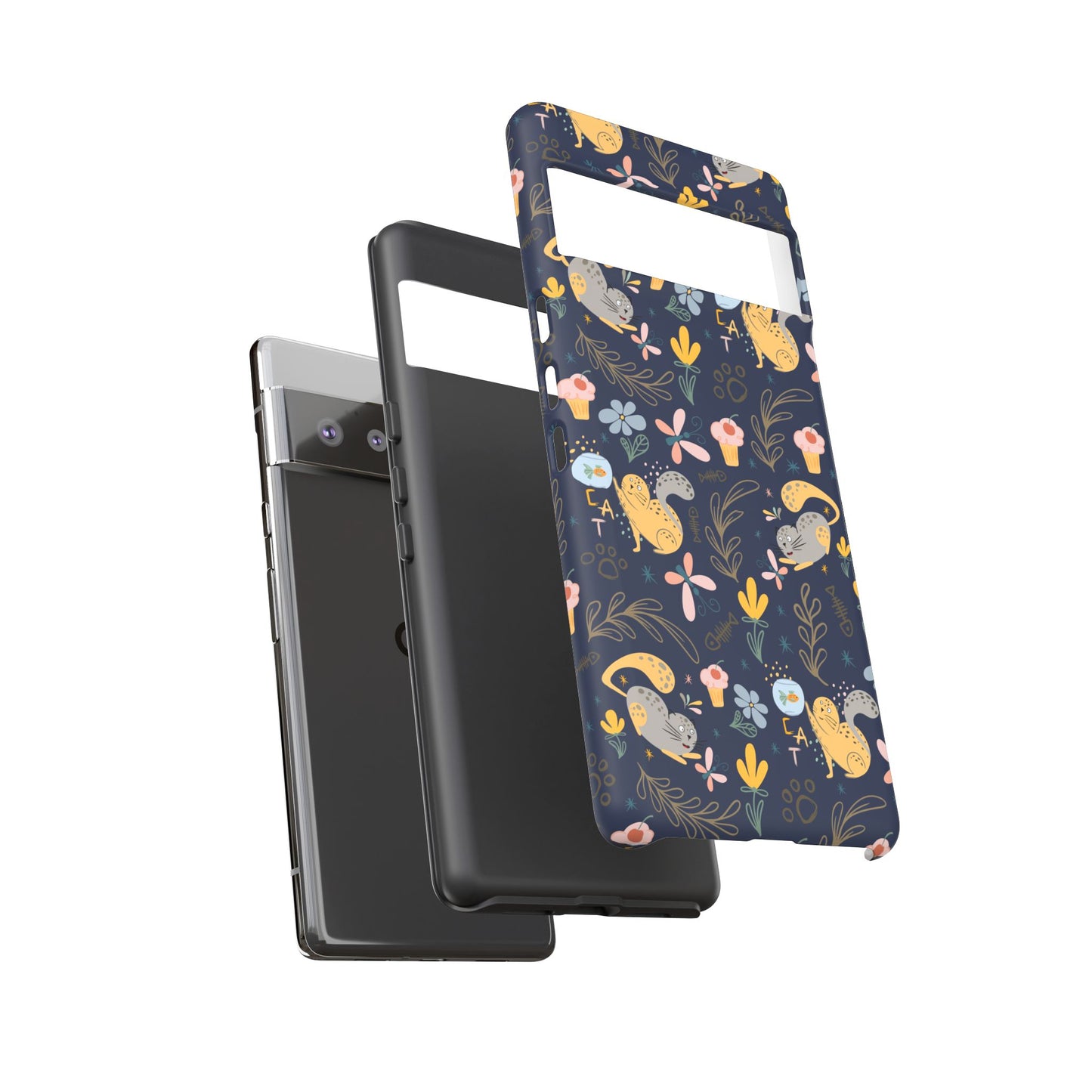 Cat-Themed Tough Phone Case - Tough Case For Stylish Protection