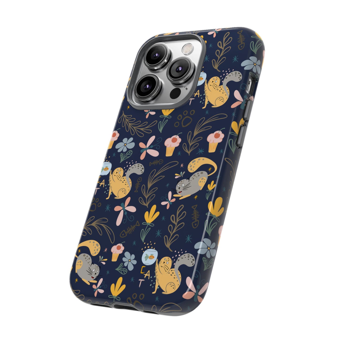 Cat-Themed Tough Phone Case - Tough Case For Stylish Protection