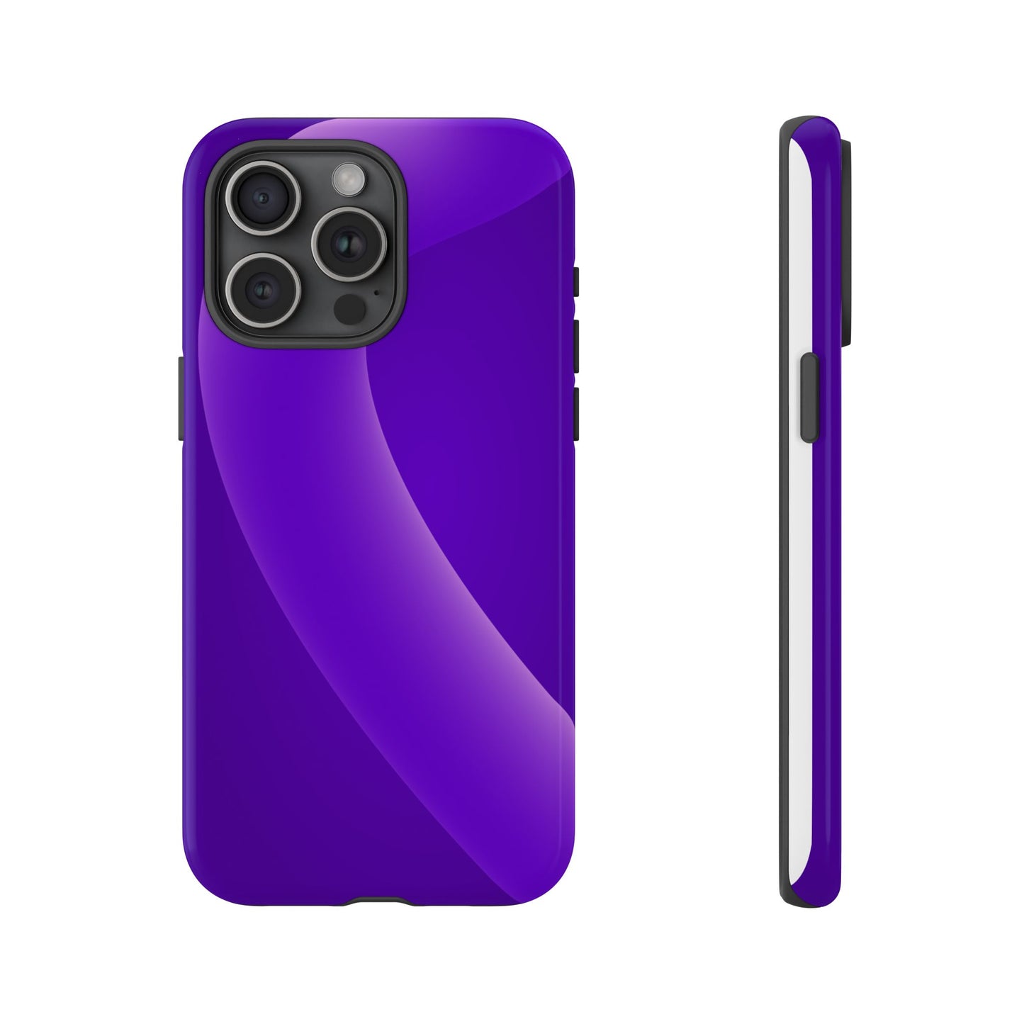 Stylish Tough Phone Case - Modern Purple Design for Ultimate Protection