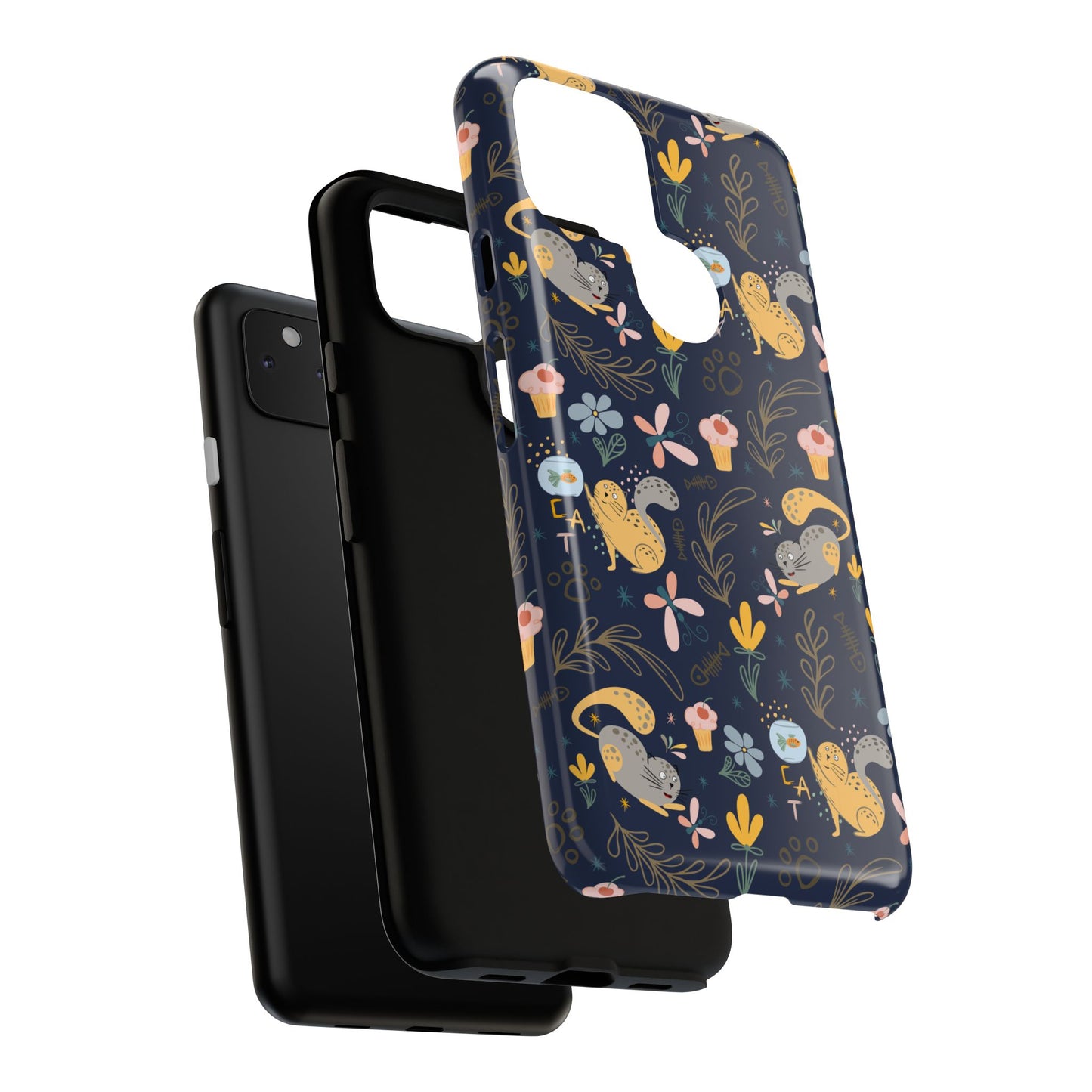 Cat-Themed Tough Phone Case - Tough Case For Stylish Protection