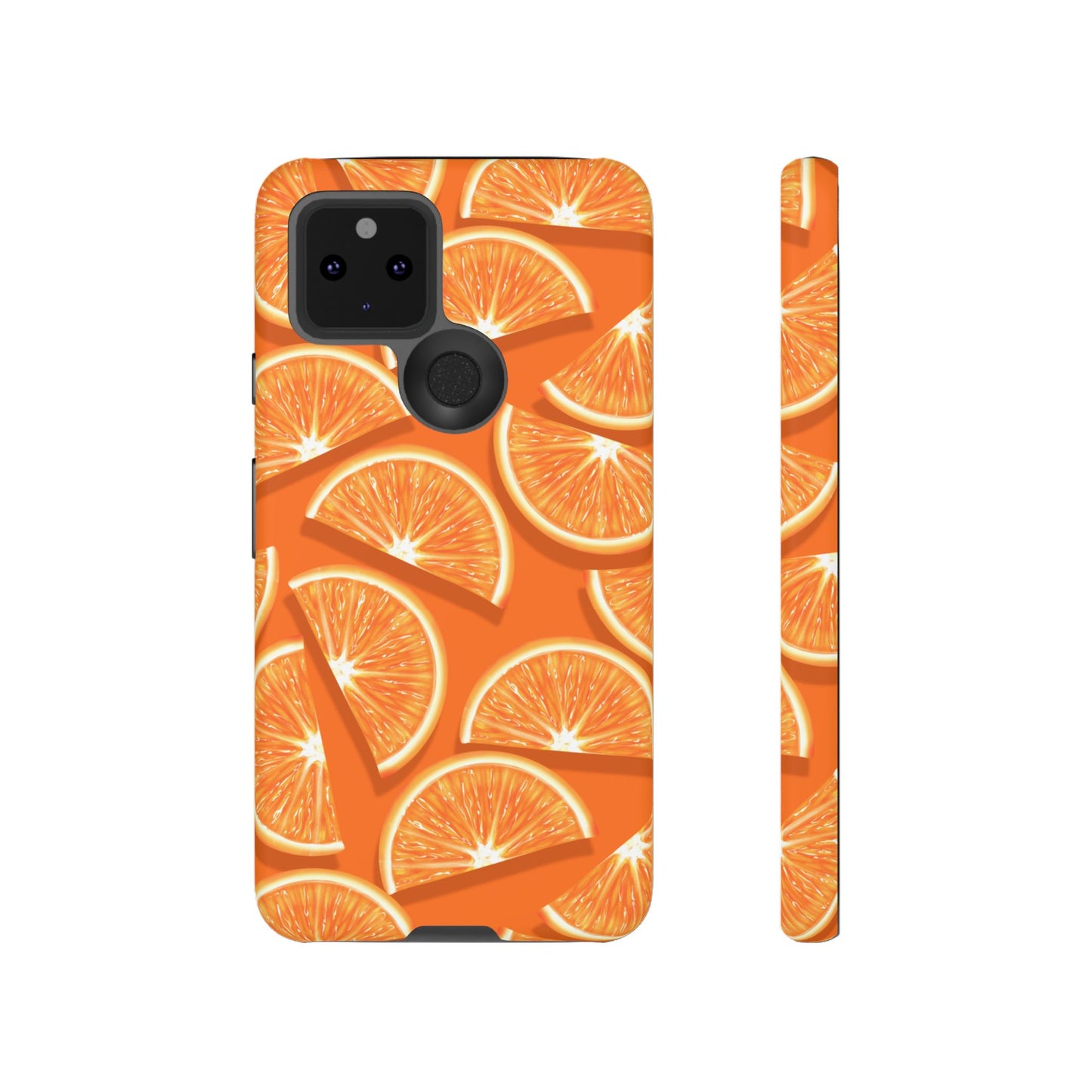 Vibrant Orange Slice Phone Case - Tough Cases for Phone Protection