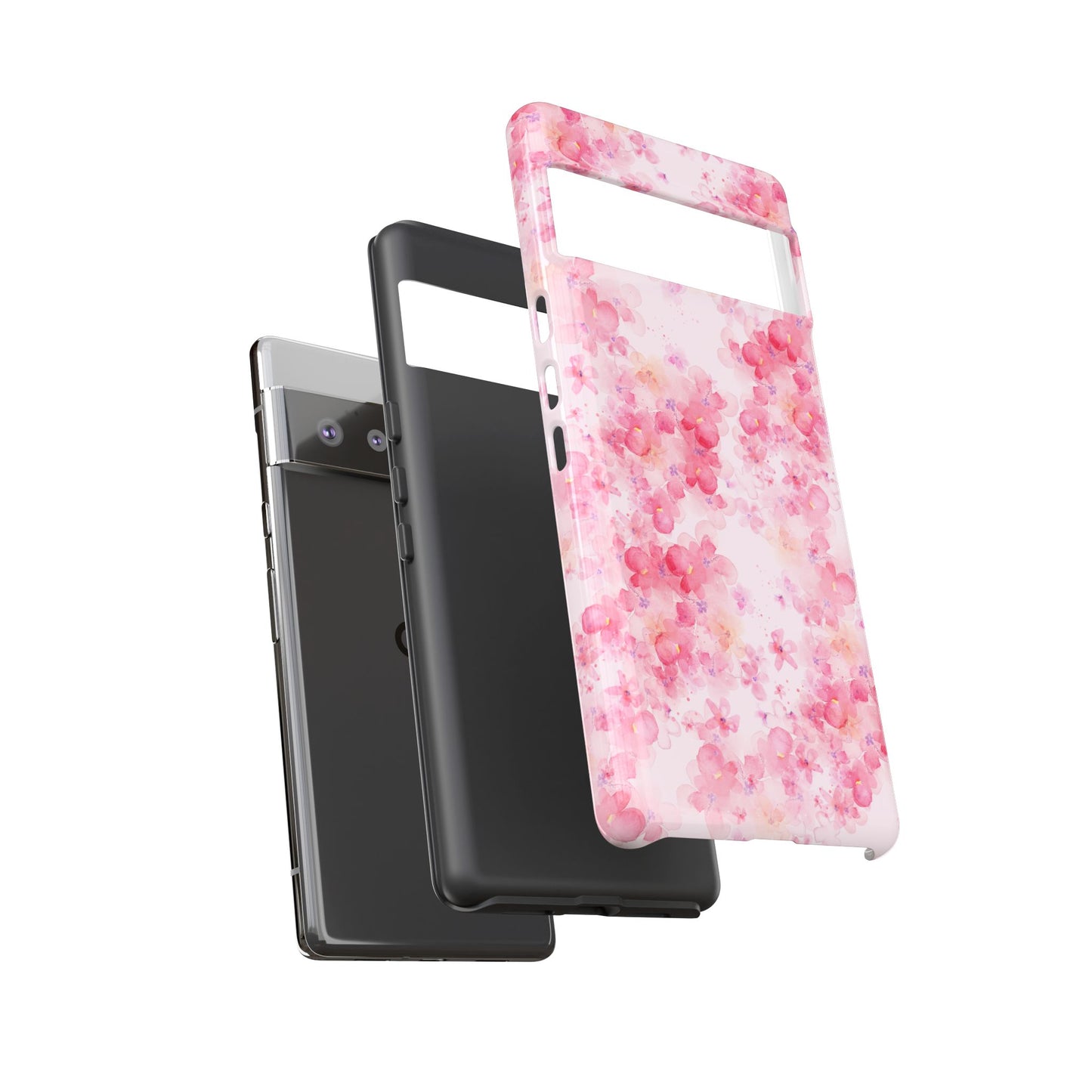 Floral Phone Case - Tough Cases with Pink Blossom Design
