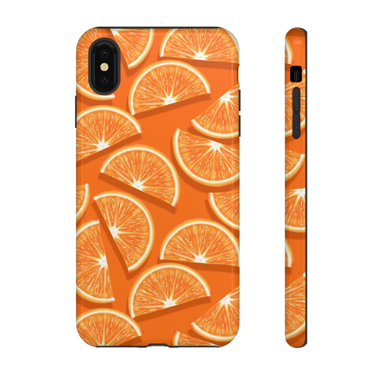 Vibrant Orange Slice Phone Case - Tough Cases for Phone Protection