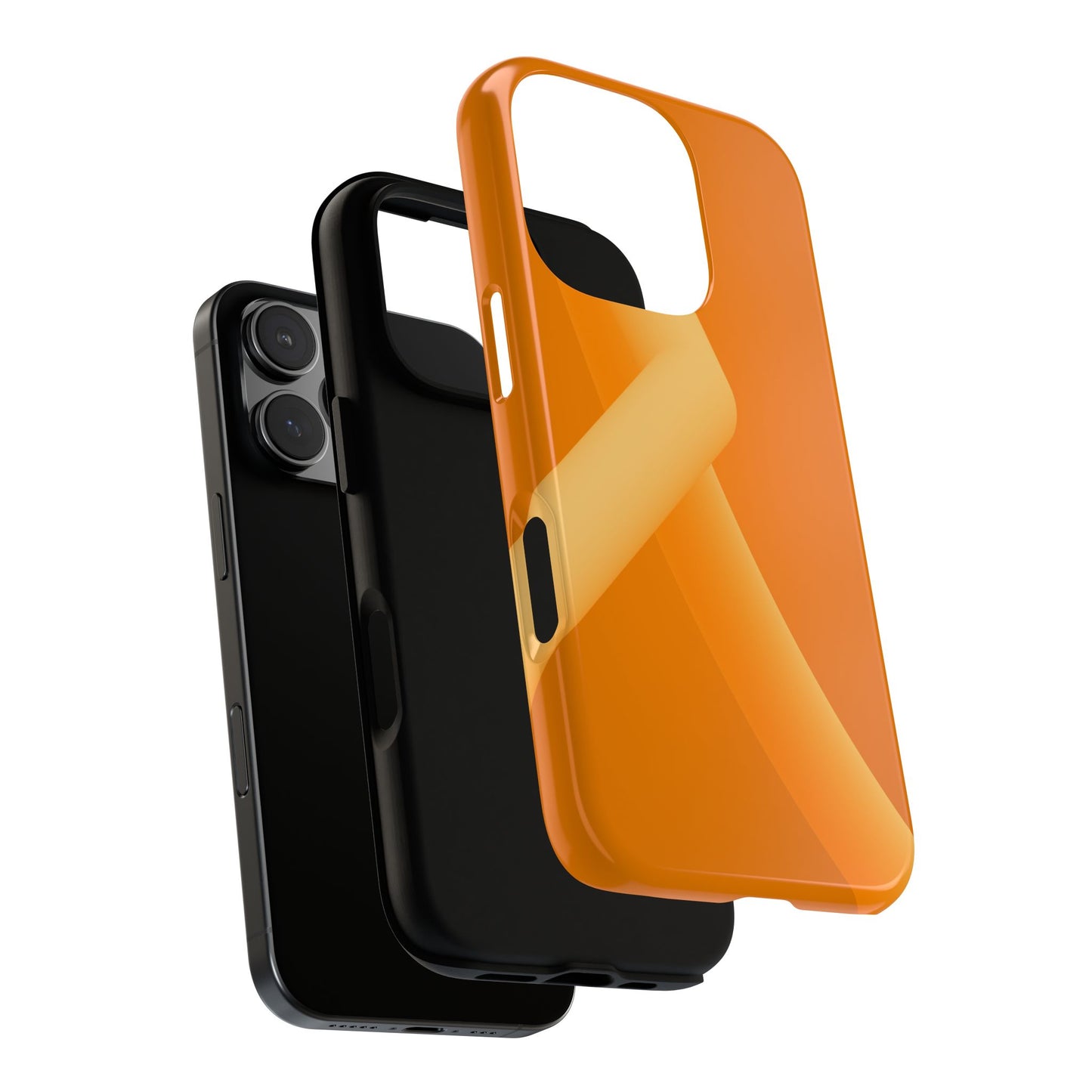 Stylish Tough Phone Case - Modern Orange Design for Ultimate Protection