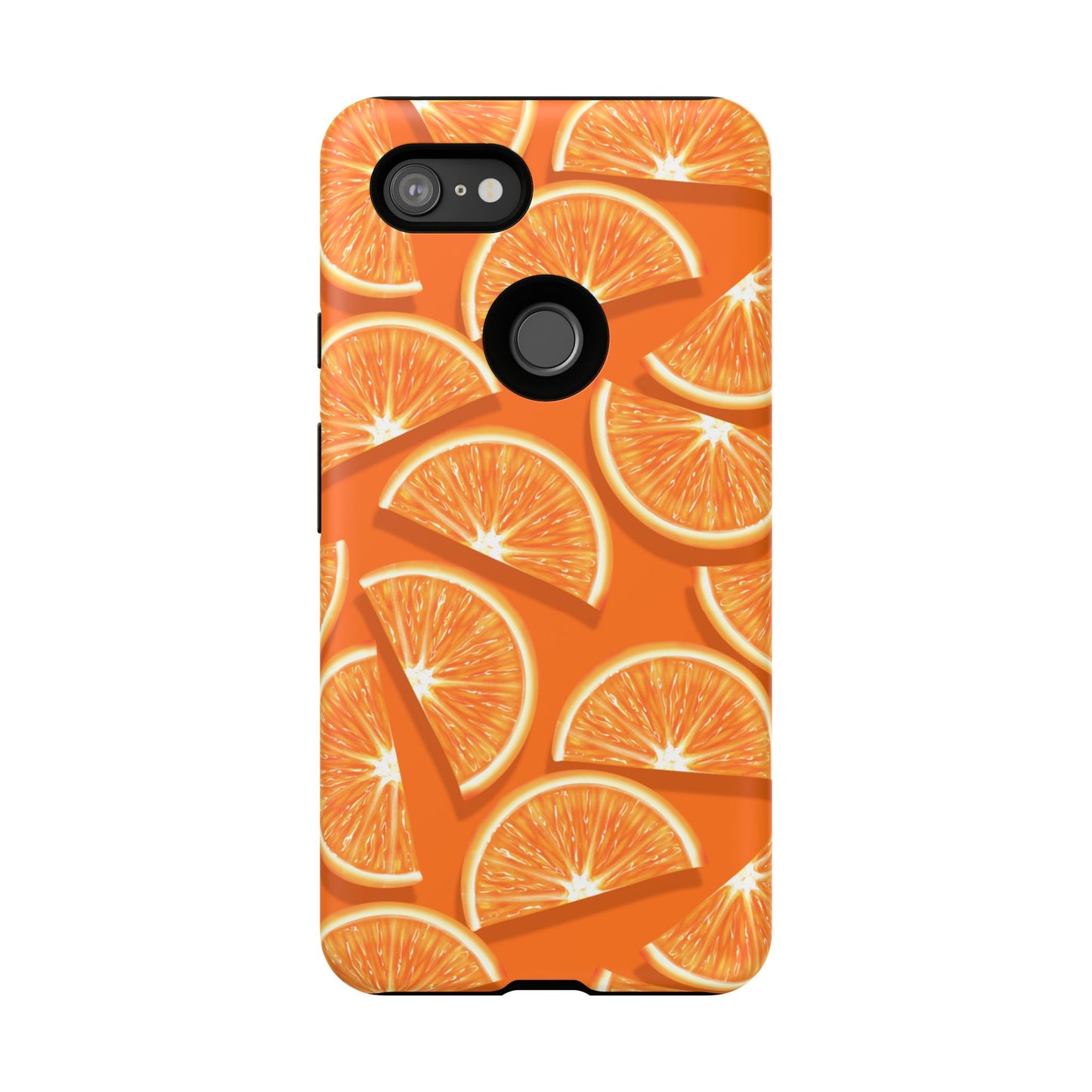 Vibrant Orange Slice Phone Case - Tough Cases for Phone Protection