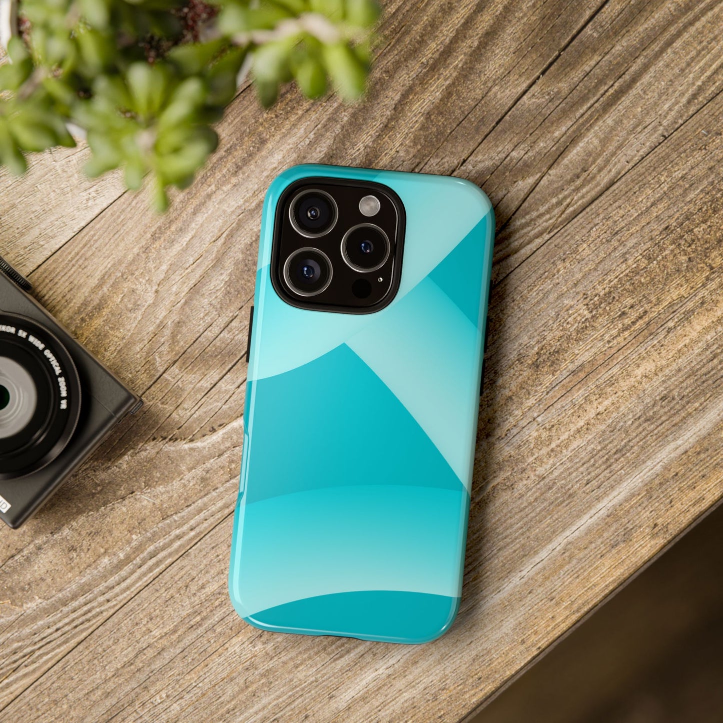 Stylish Tough Phone Case - Modern Blue Design for Ultimate Protection