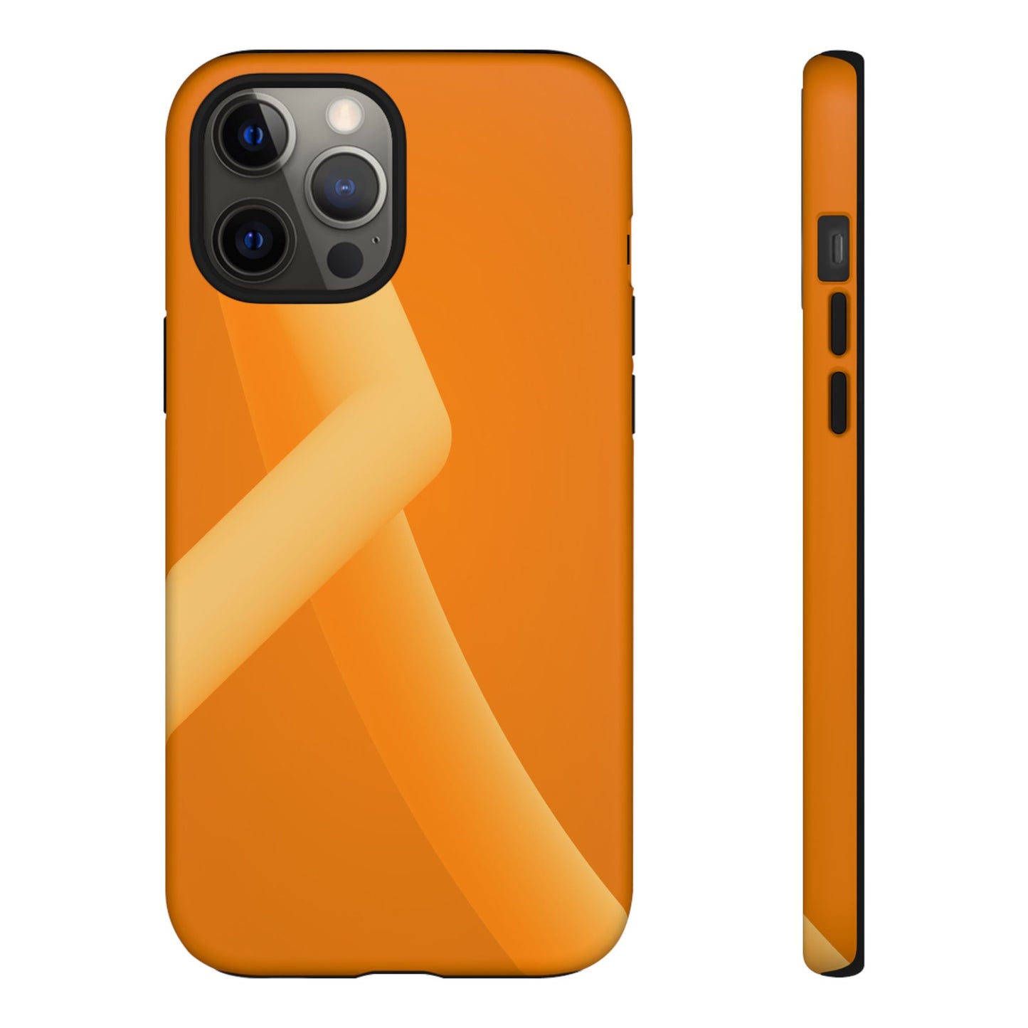 Stylish Tough Phone Case - Modern Orange Design for Ultimate Protection