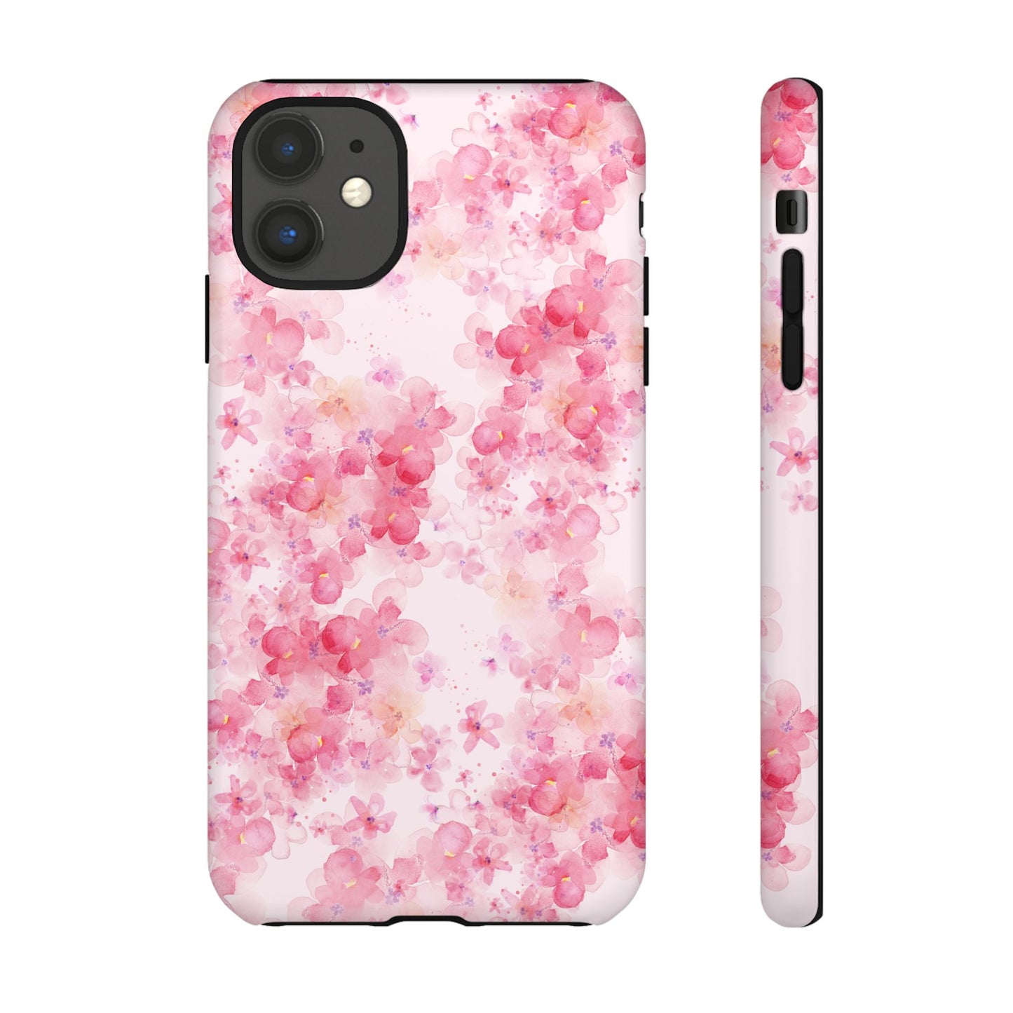 Floral Phone Case - Tough Cases with Pink Blossom Design