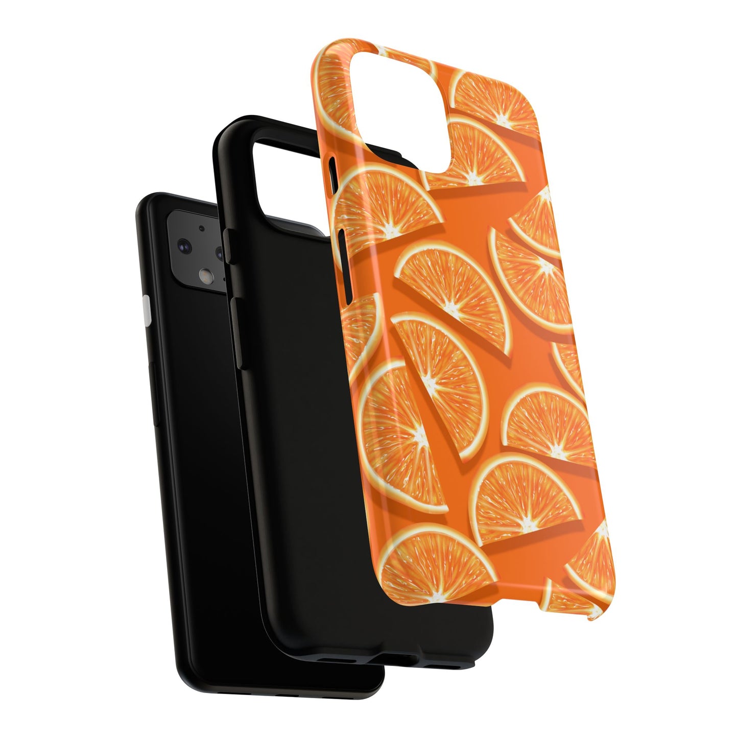 Vibrant Orange Slice Phone Case - Tough Cases for Phone Protection