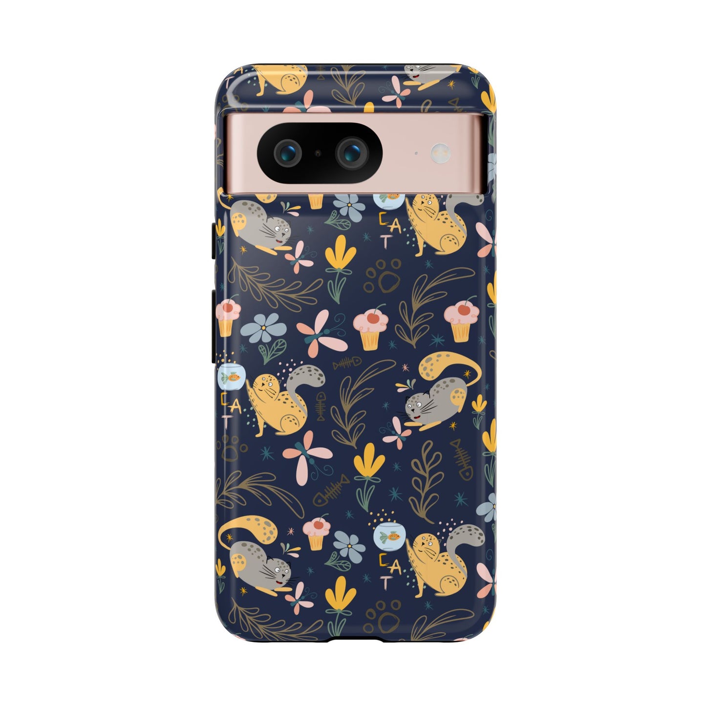 Cat-Themed Tough Phone Case - Tough Case For Stylish Protection