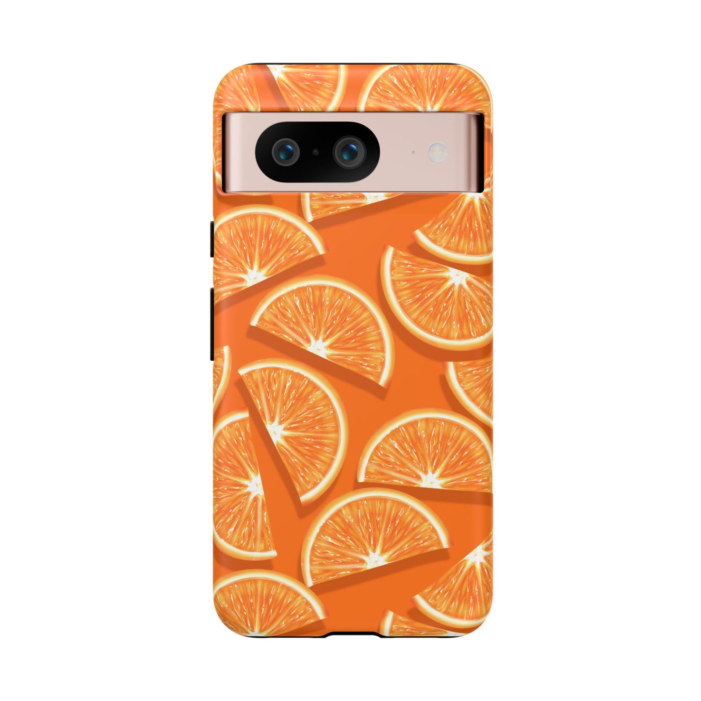 Vibrant Orange Slice Phone Case - Tough Cases for Phone Protection