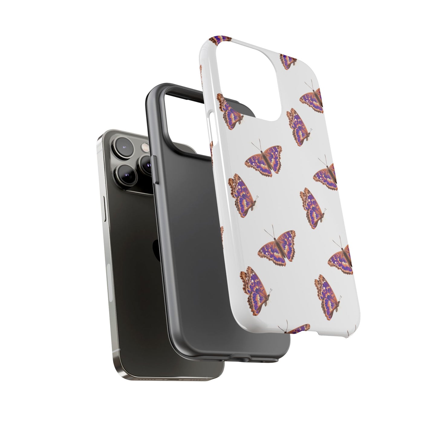 Butterfly Print Phone Case - Tough Case For Stylish Protection