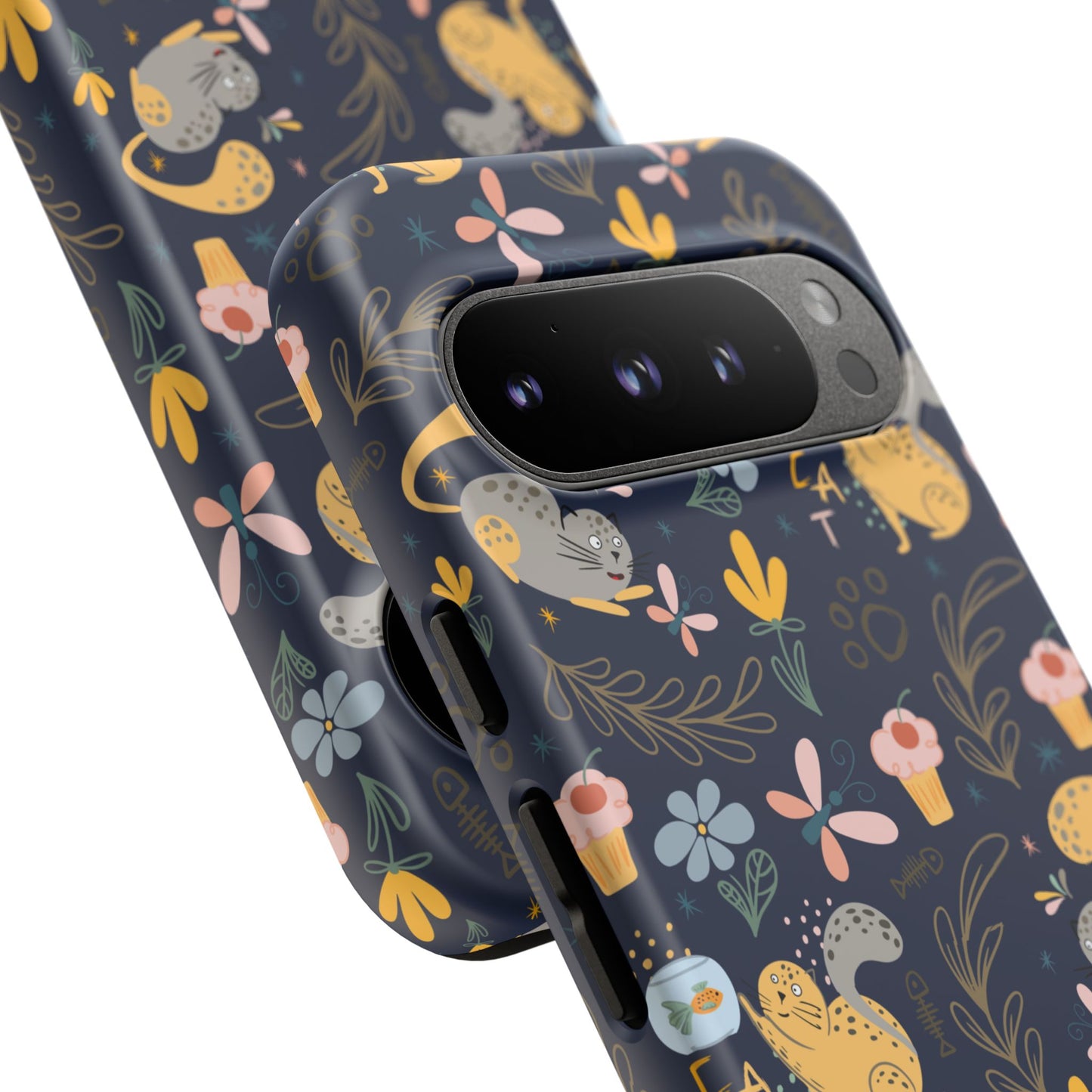 Cat-Themed Tough Phone Case - Tough Case For Stylish Protection