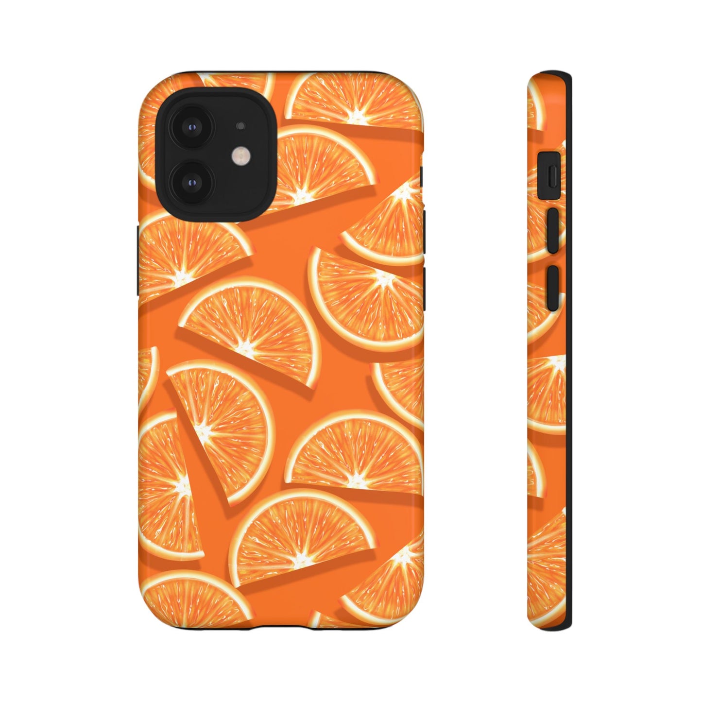 Vibrant Orange Slice Phone Case - Tough Cases for Phone Protection
