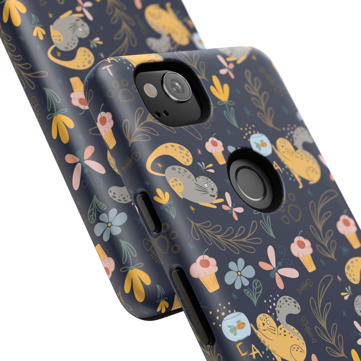 Cat-Themed Tough Phone Case - Tough Case For Stylish Protection