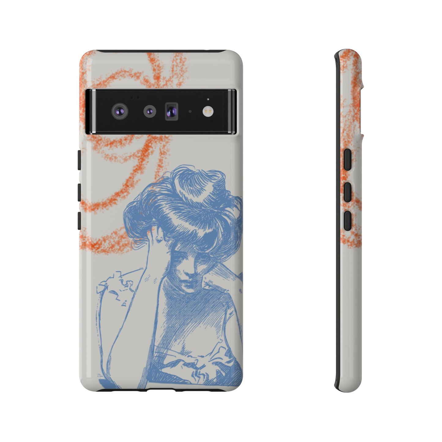 Artistic Phone Case with Stress Relief Design