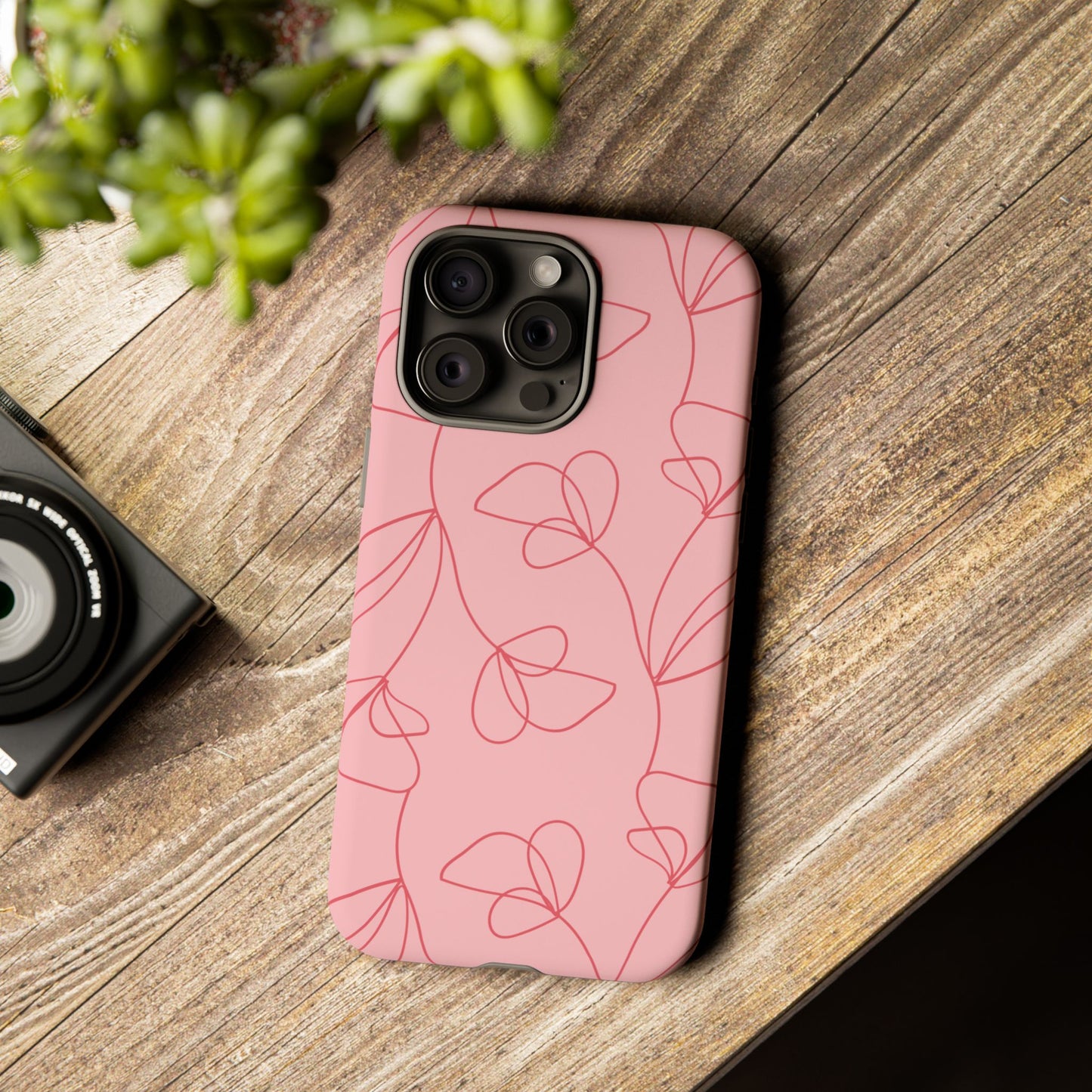 Tough Cases: Elegant Floral Phone Case - Durable Protection with Stylish Design