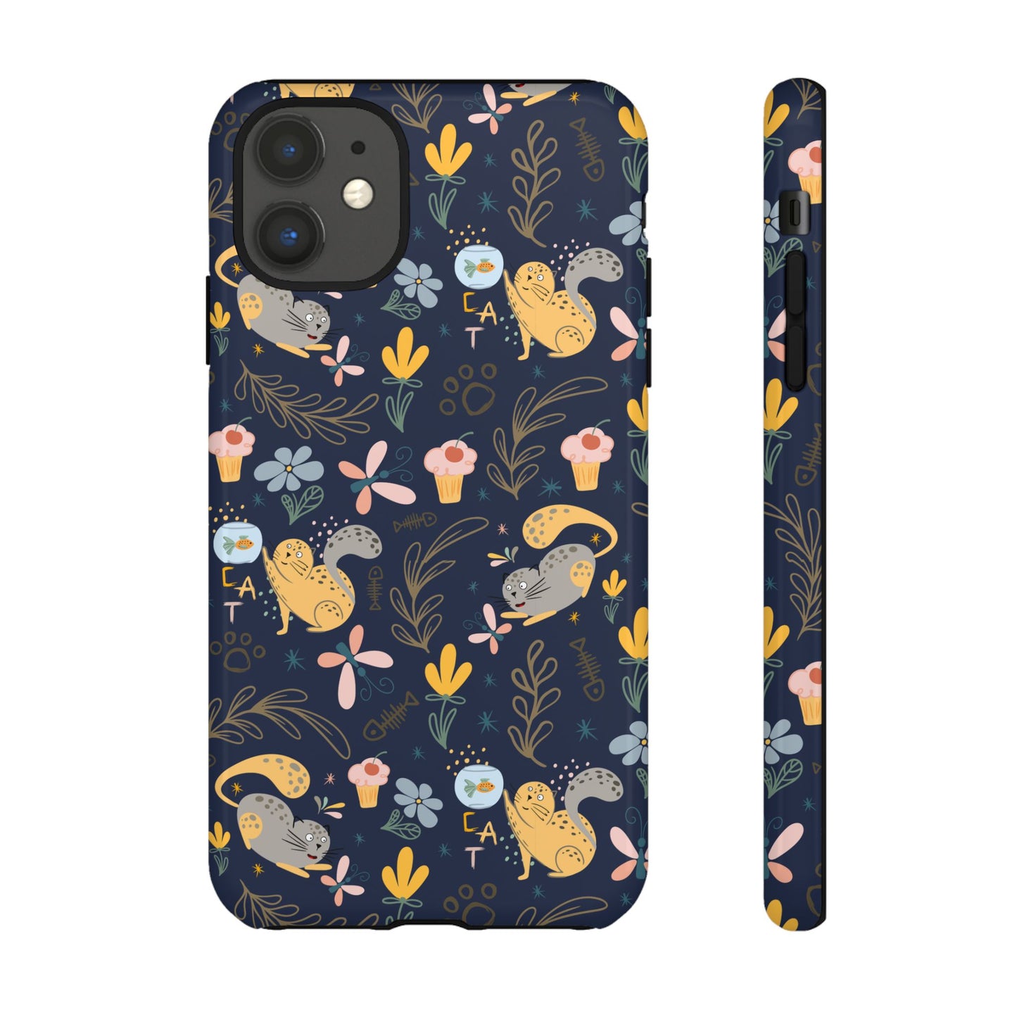 Cat-Themed Tough Phone Case - Tough Case For Stylish Protection