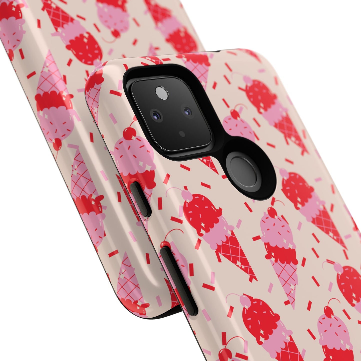 Ice Cream Phone Case - Cute Tough Cases for Ice Cream Lovers, Fun Summer Accessory, Birthday Gift, Colorful iPhone Cover