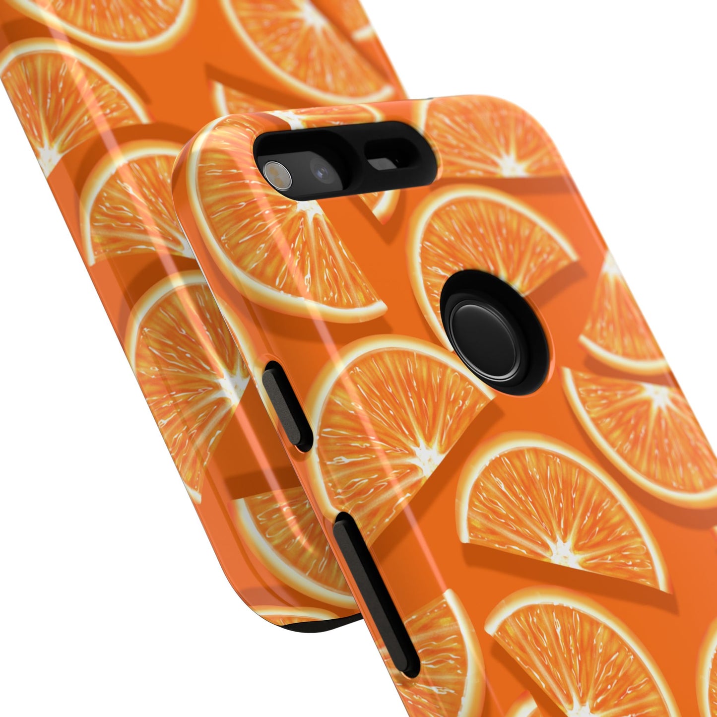 Vibrant Orange Slice Phone Case - Tough Cases for Phone Protection
