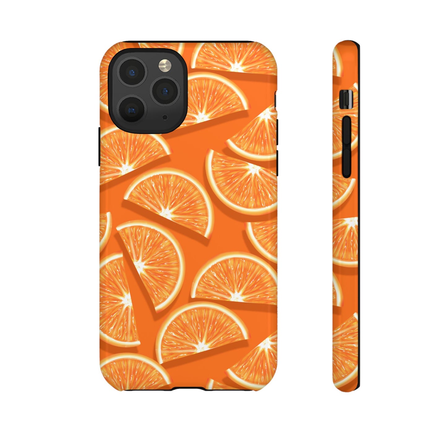 Vibrant Orange Slice Phone Case - Tough Cases for Phone Protection