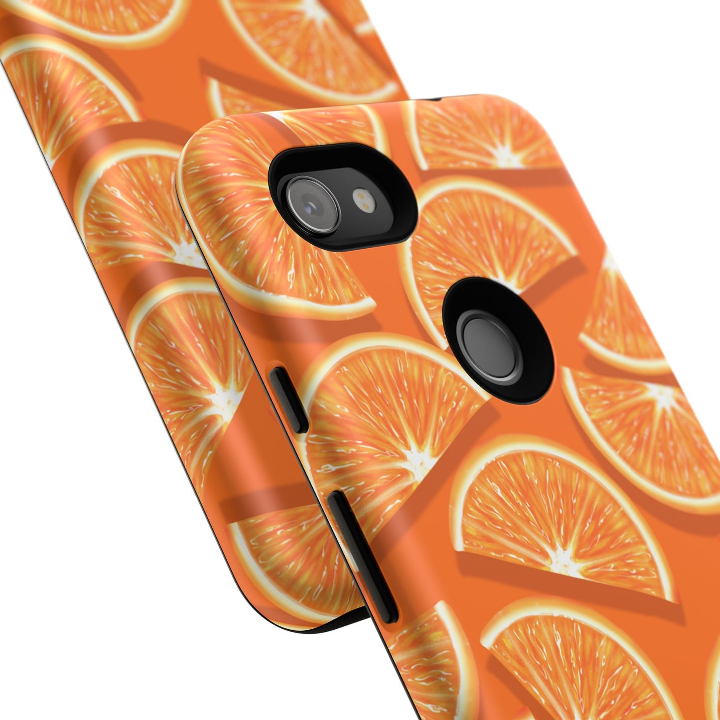 Vibrant Orange Slice Phone Case - Tough Cases for Phone Protection