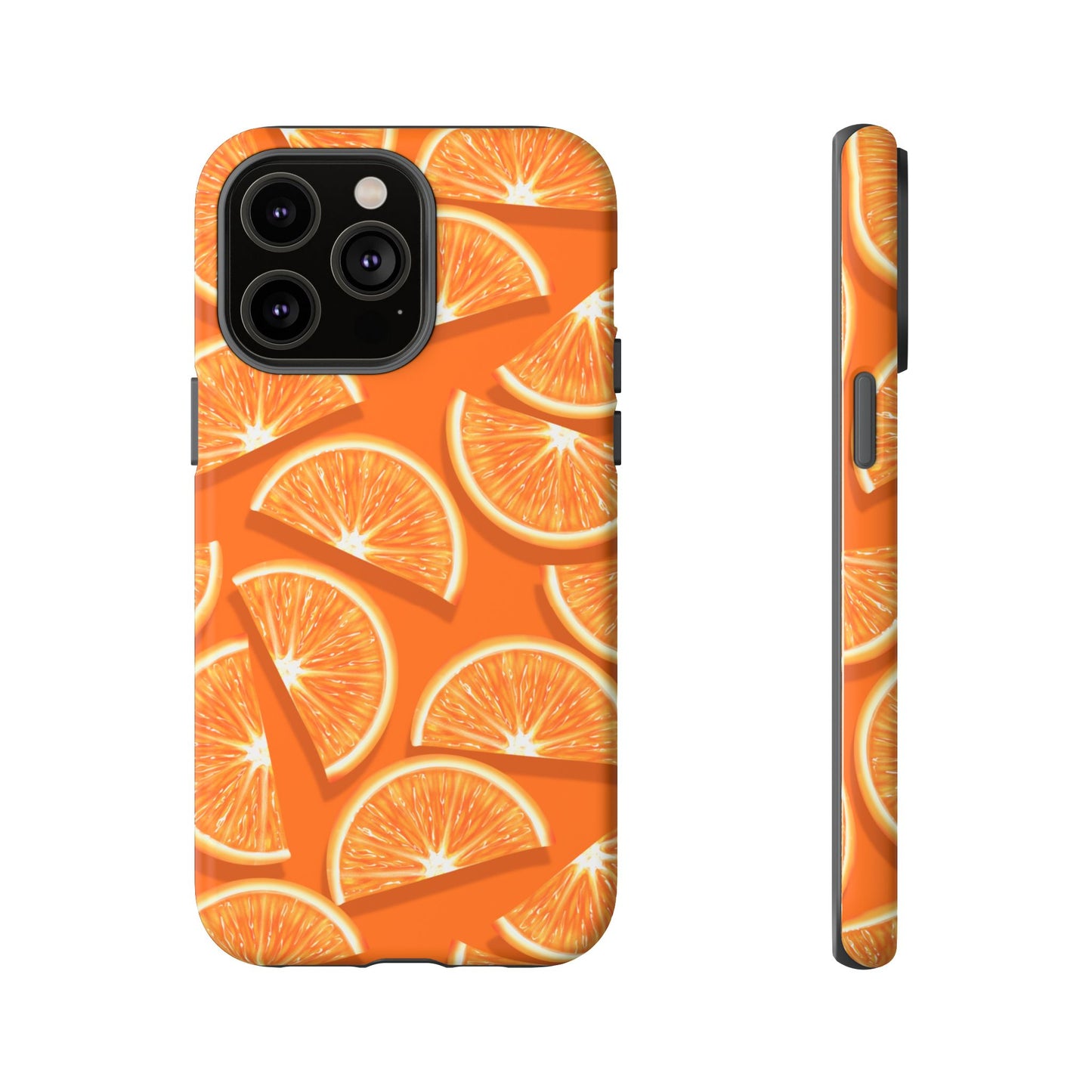 Vibrant Orange Slice Phone Case - Tough Cases for Phone Protection